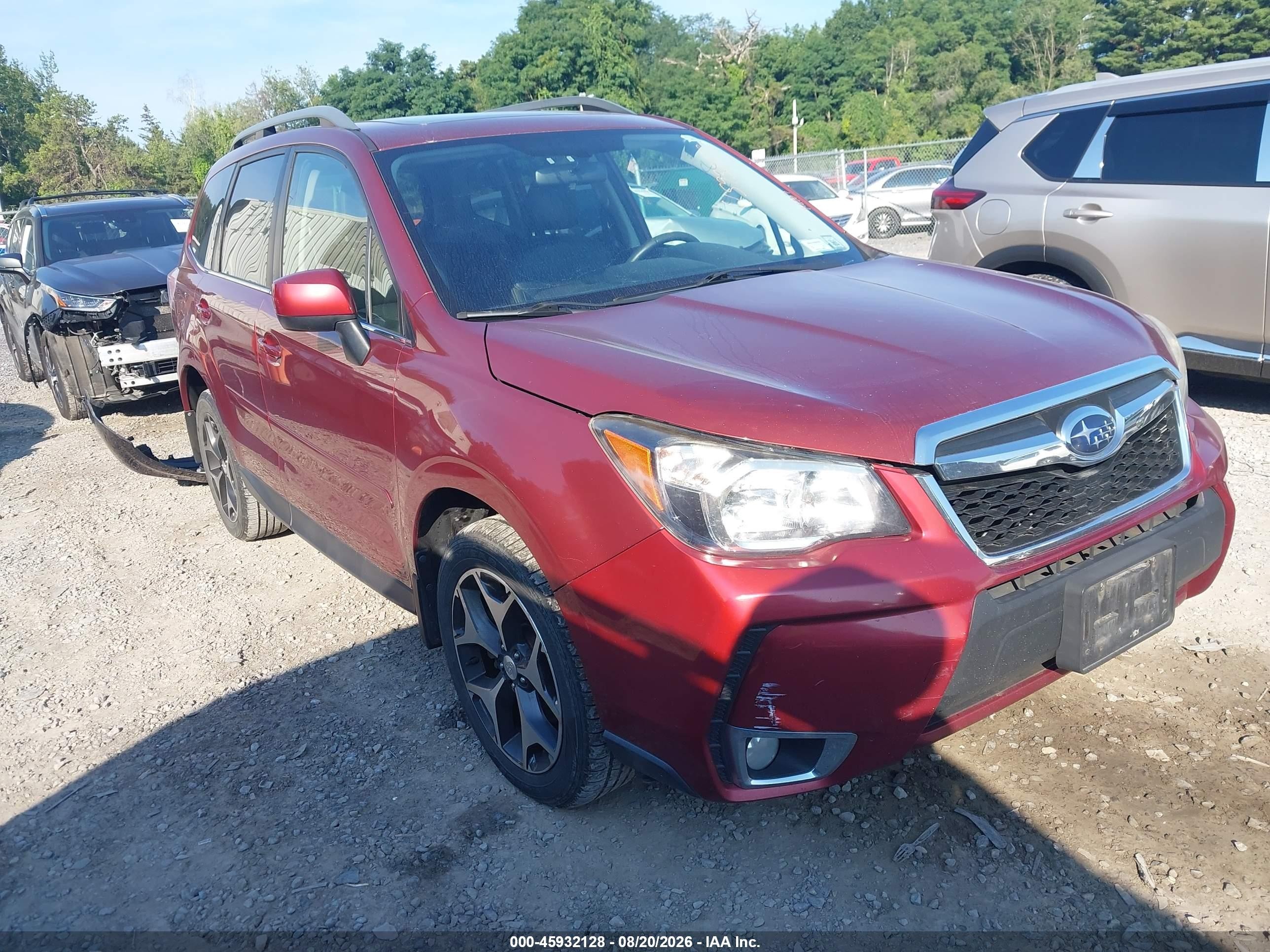 2015 Subaru Forester 2.0xt Premium Red vin: JF2SJGDC3FH436548
