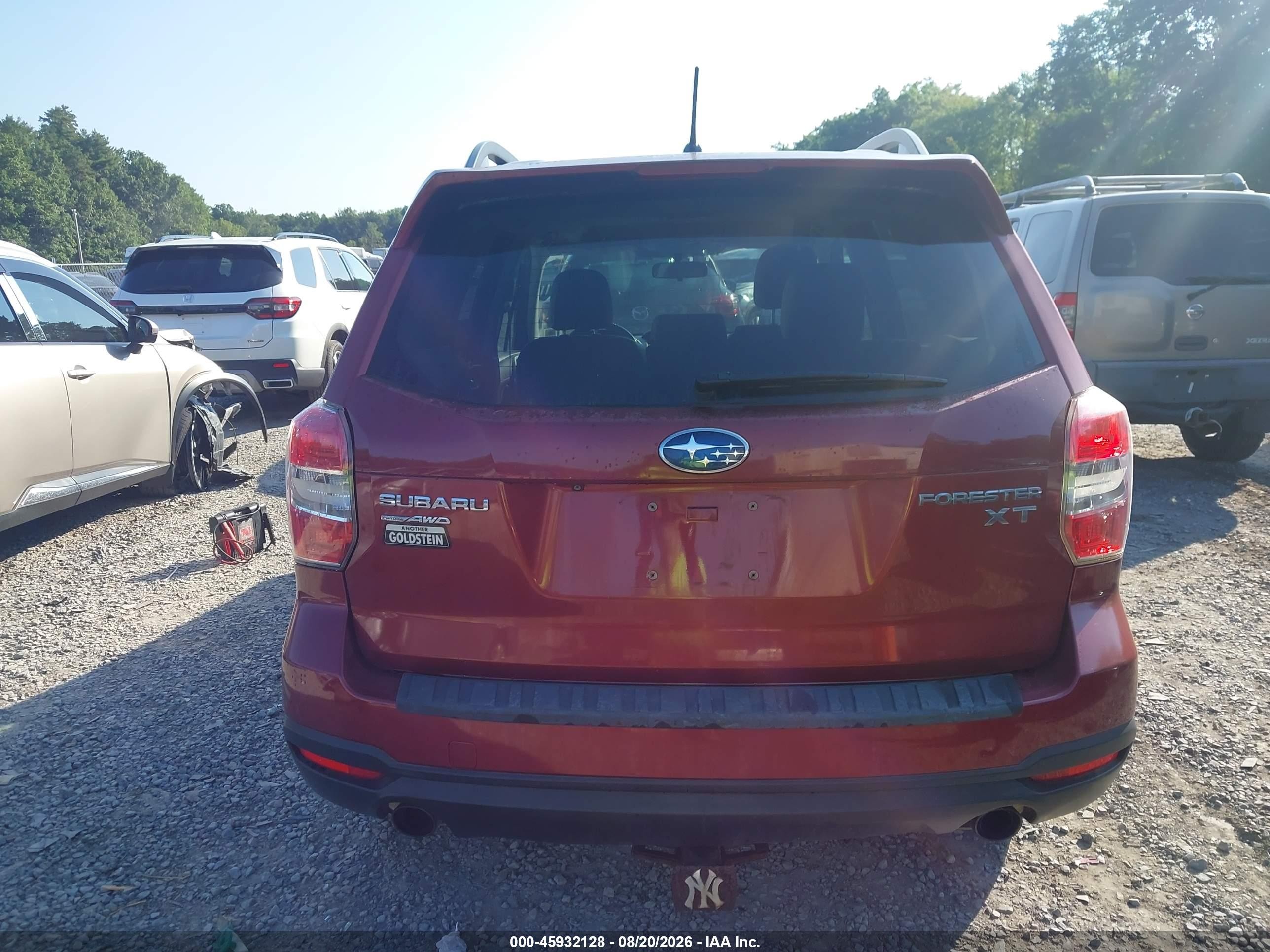 2015 Subaru Forester 2.0xt Premium Красный vin: JF2SJGDC3FH436548