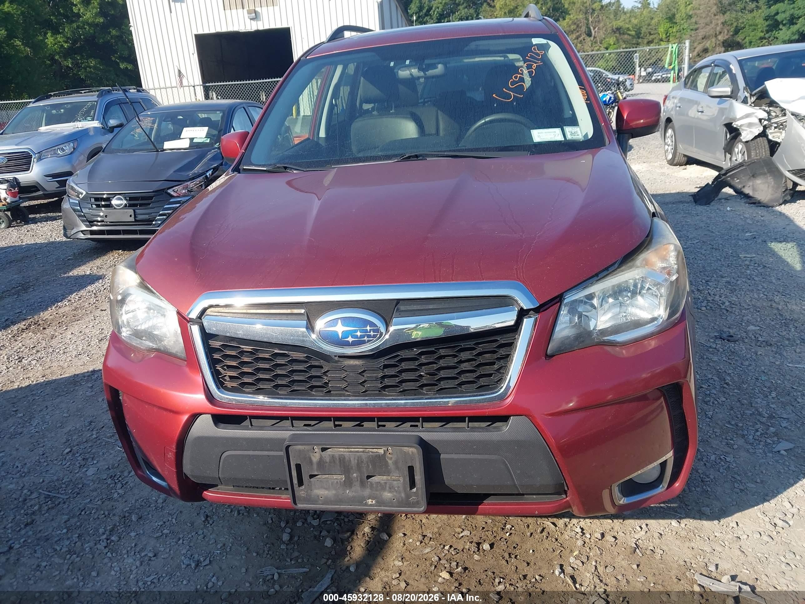 2015 Subaru Forester 2.0xt Premium Красный vin: JF2SJGDC3FH436548