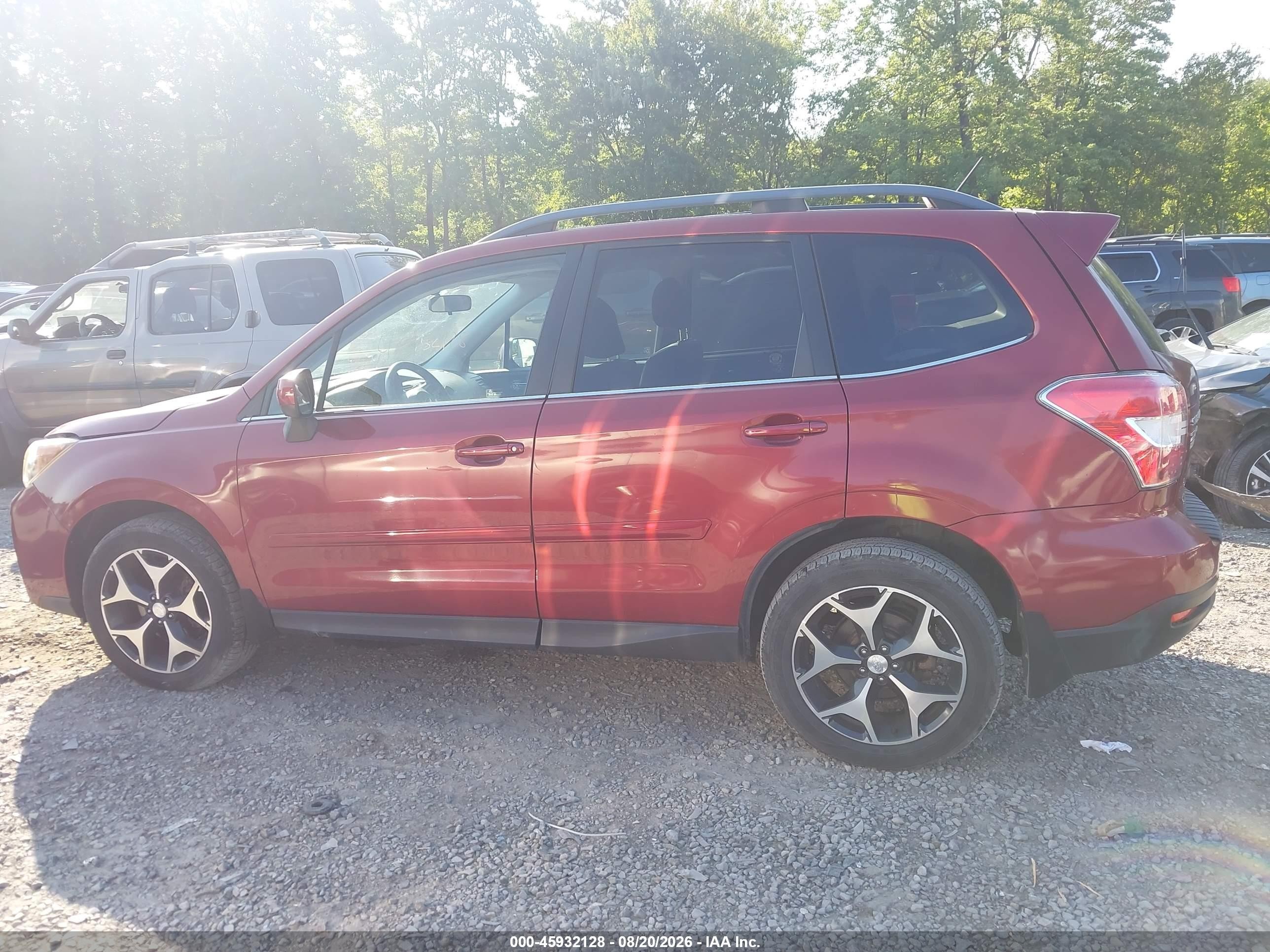 2015 Subaru Forester 2.0xt Premium Красный vin: JF2SJGDC3FH436548