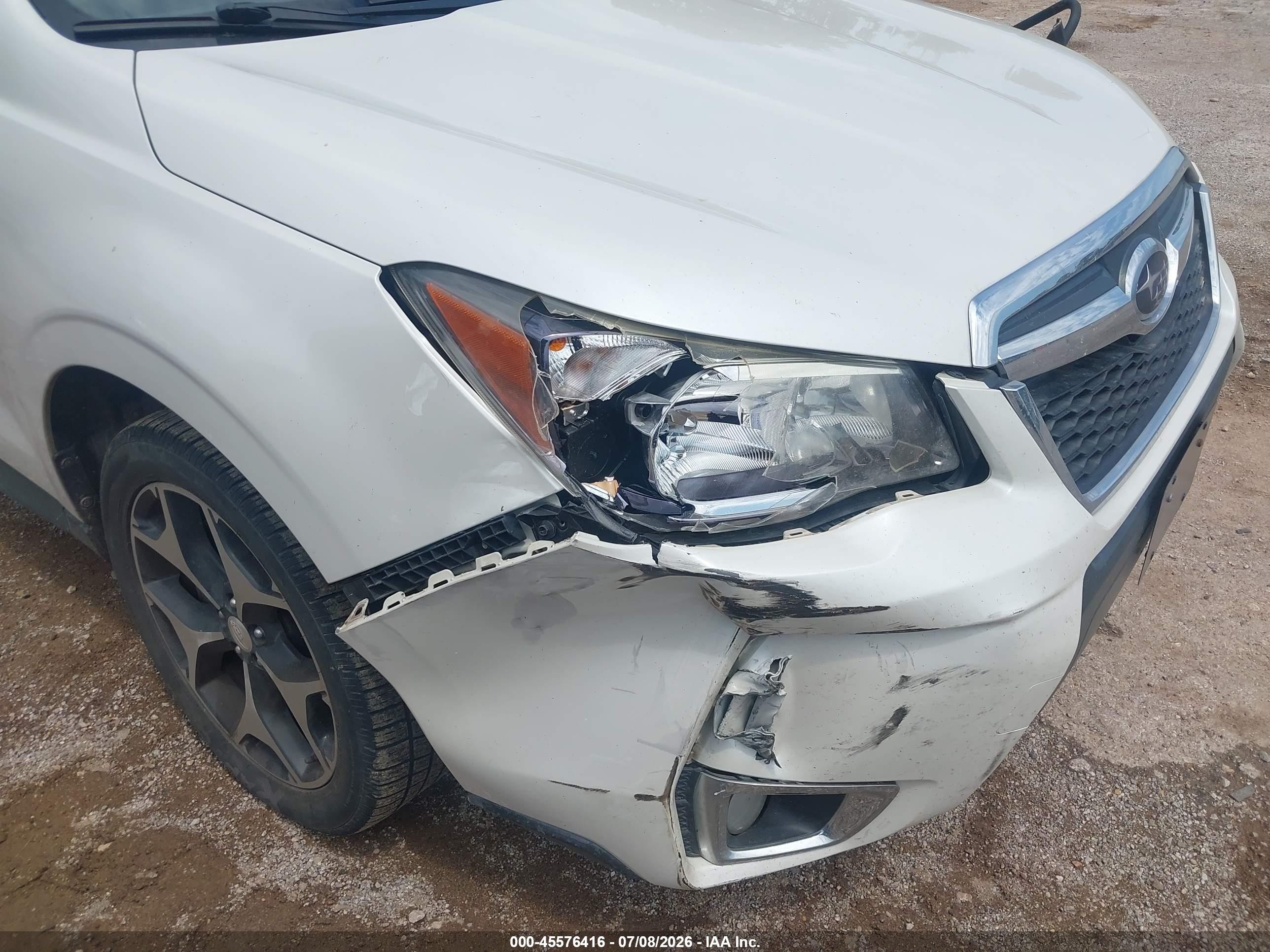 2015 Subaru Forester 2.0xt Premium White vin: JF2SJGDC4FH561199