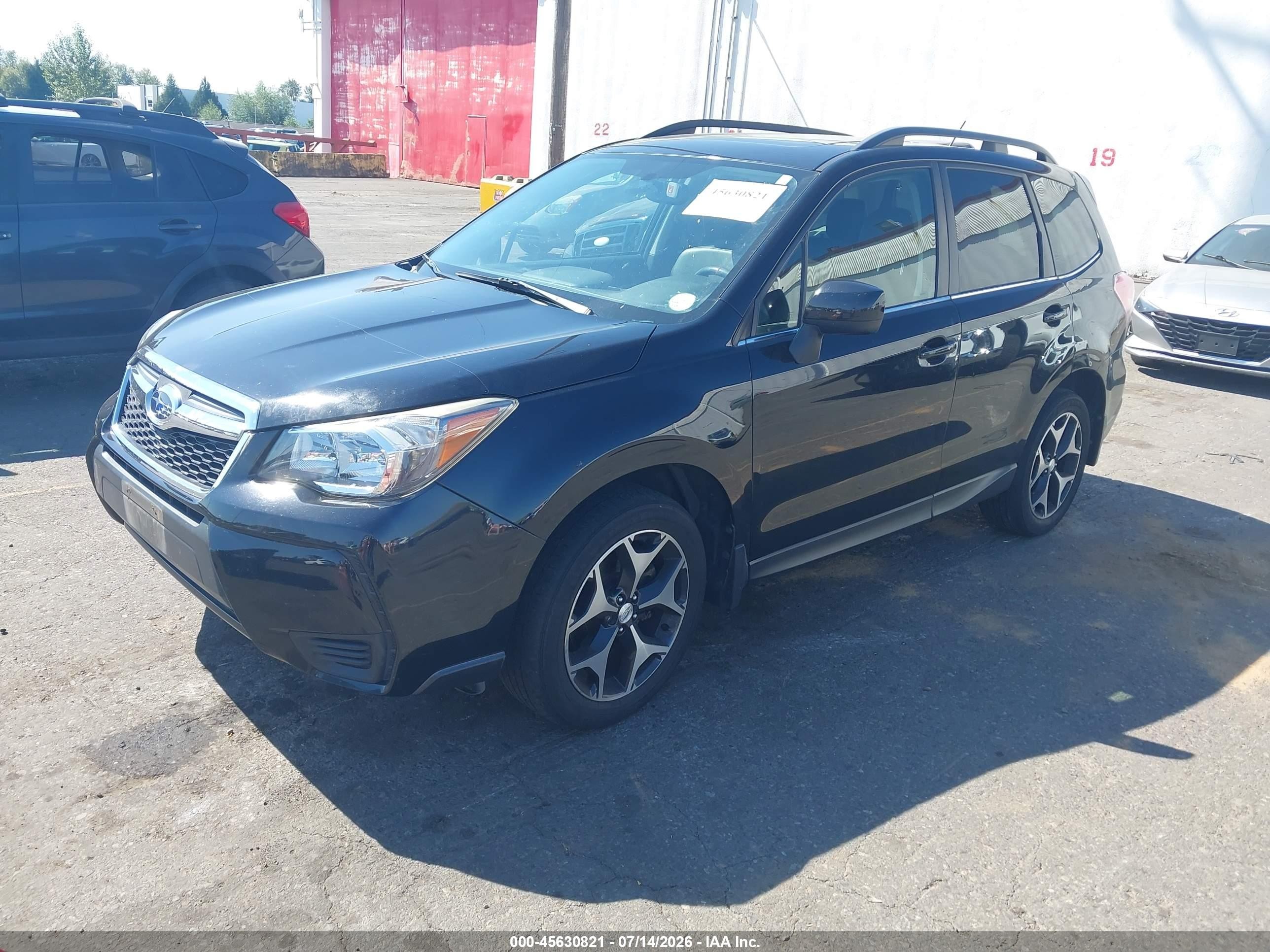2014 Subaru Forester 2.0xt Premium Black vin: JF2SJGDC5EH557905