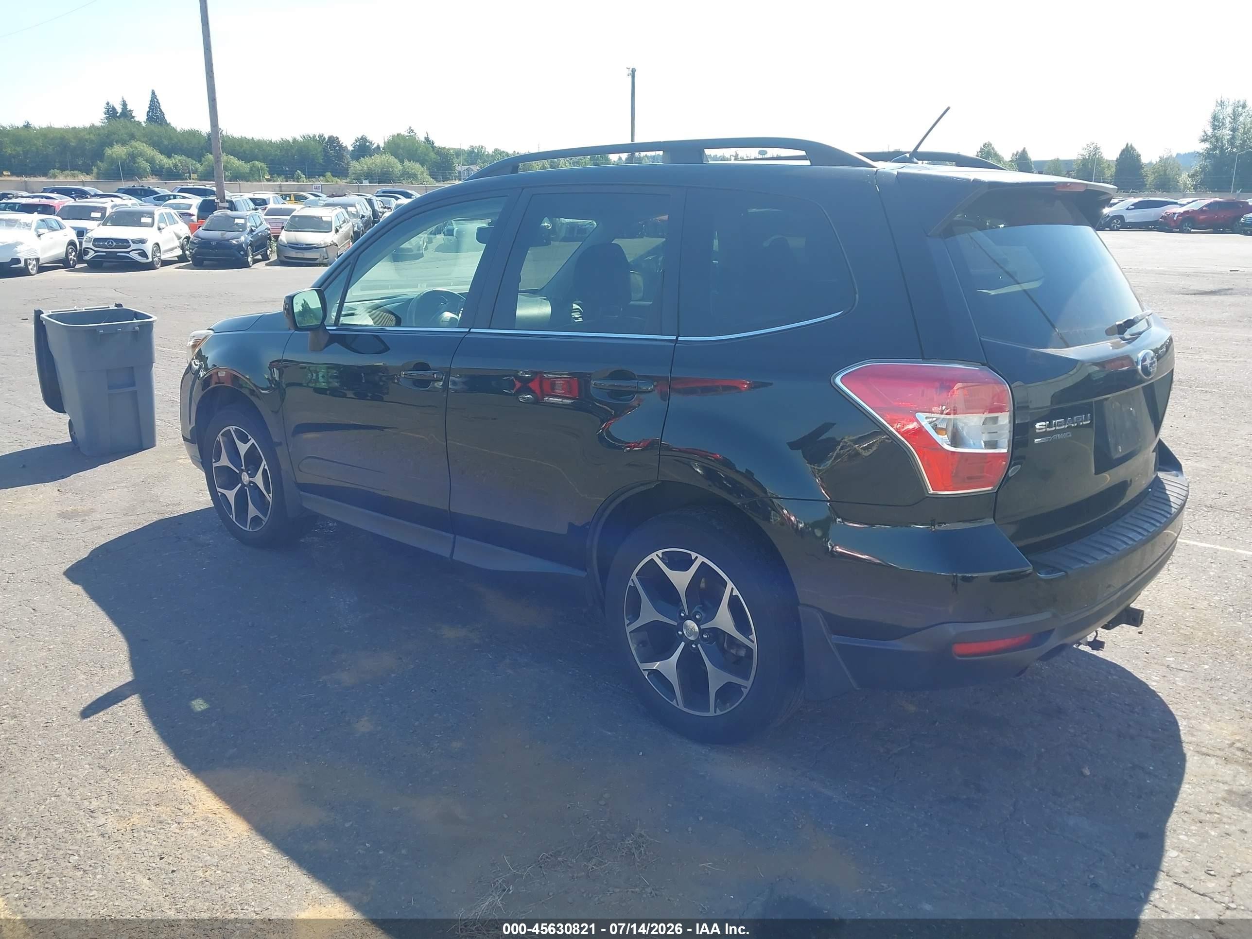 2014 Subaru Forester 2.0xt Premium Black vin: JF2SJGDC5EH557905
