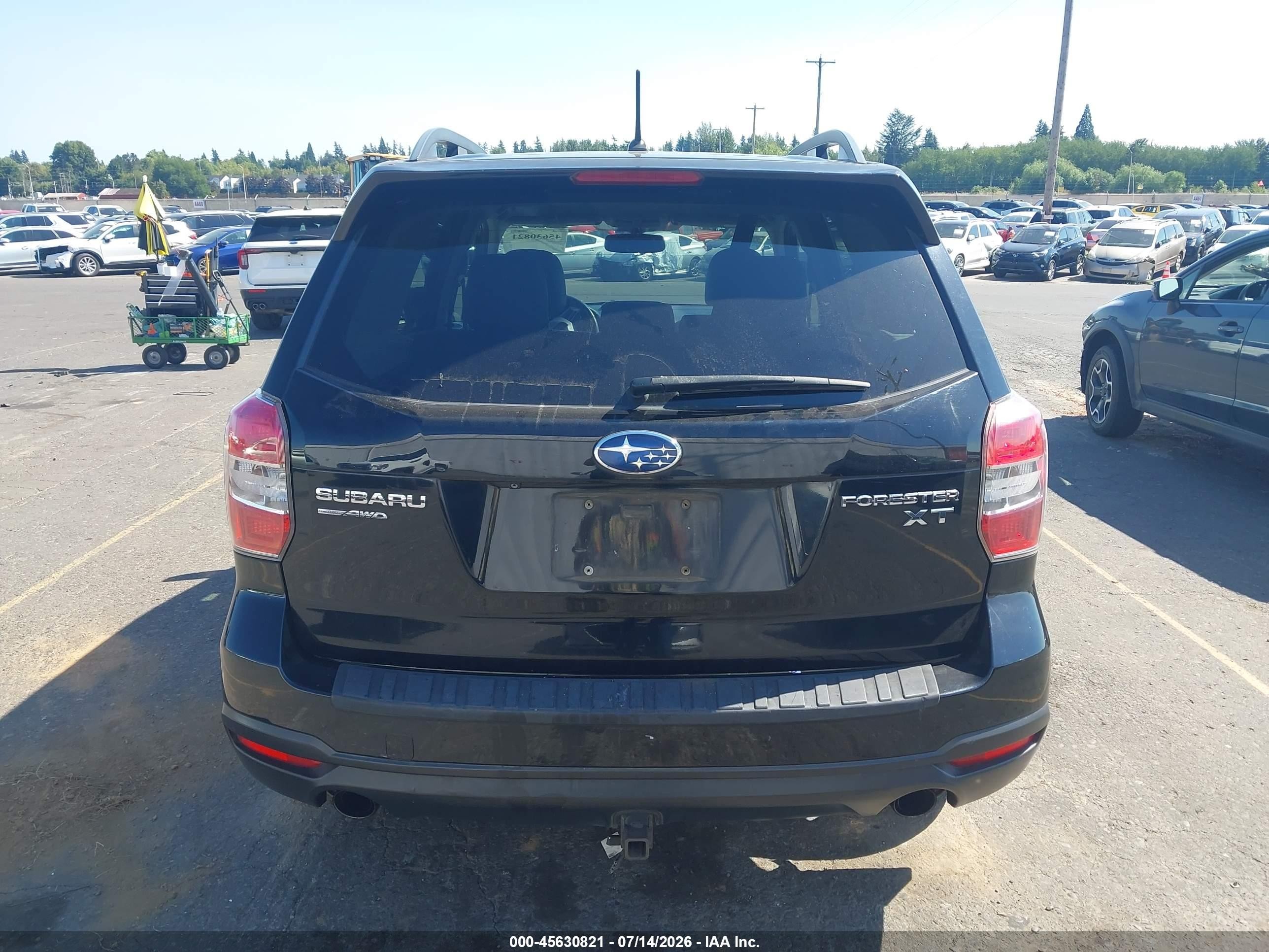 2014 Subaru Forester 2.0xt Premium Black vin: JF2SJGDC5EH557905