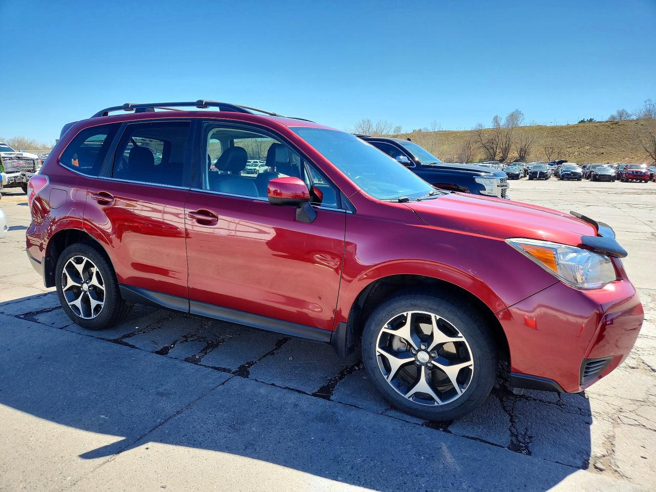 2016 Subaru Forester 2.0xt Premium Red vin: JF2SJGDC5GH555221