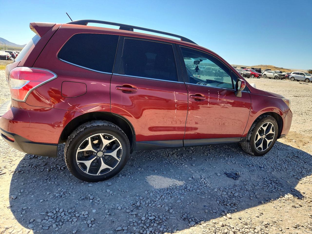 2014 Subaru Forester 2.0xt Premium Темно-бордовый vin: JF2SJGDC6EH490733