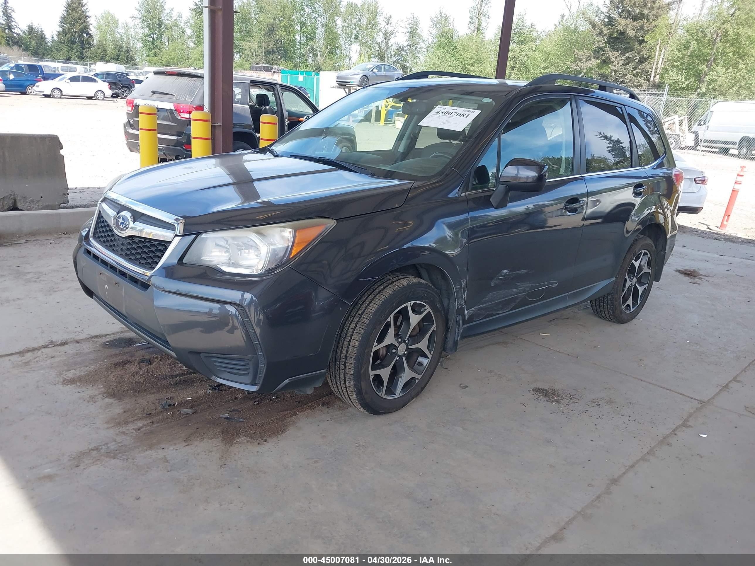 2014 Subaru Forester 2.0xt Premium Gray vin: JF2SJGDC6EH507935