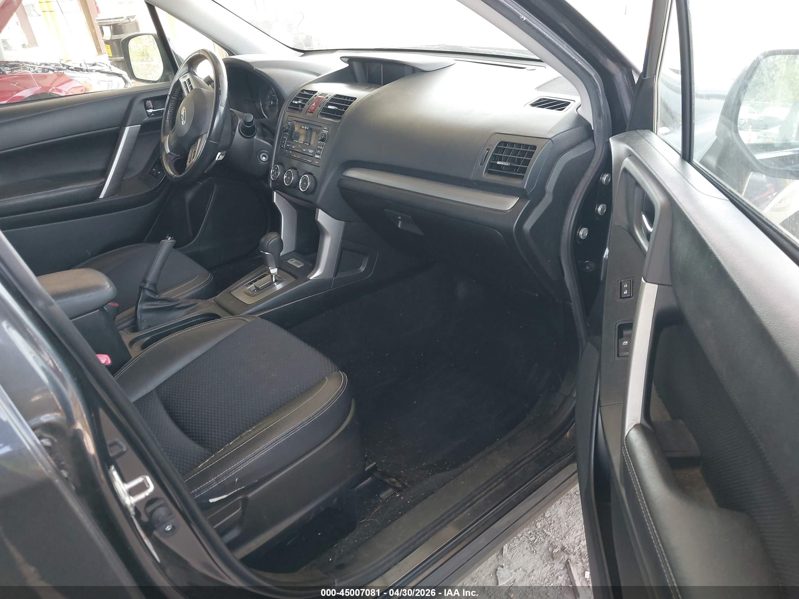 2014 Subaru Forester 2.0xt Premium Gray vin: JF2SJGDC6EH507935