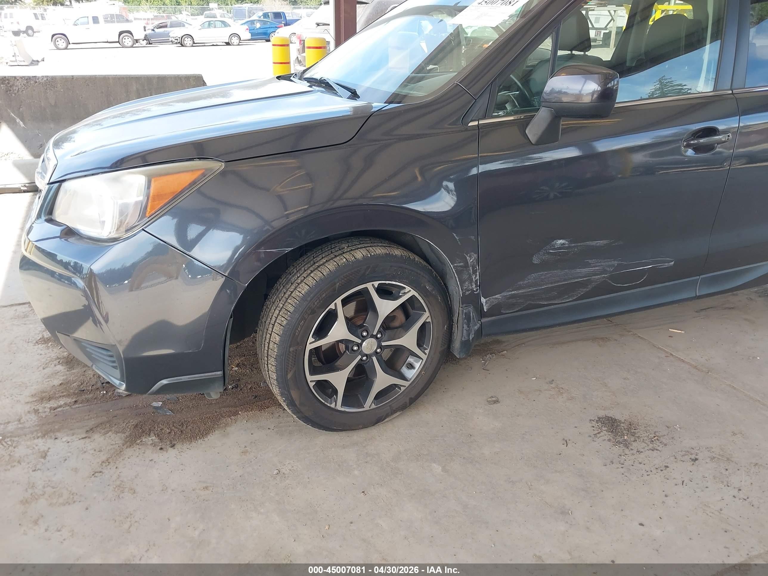 2014 Subaru Forester 2.0xt Premium Gray vin: JF2SJGDC6EH507935