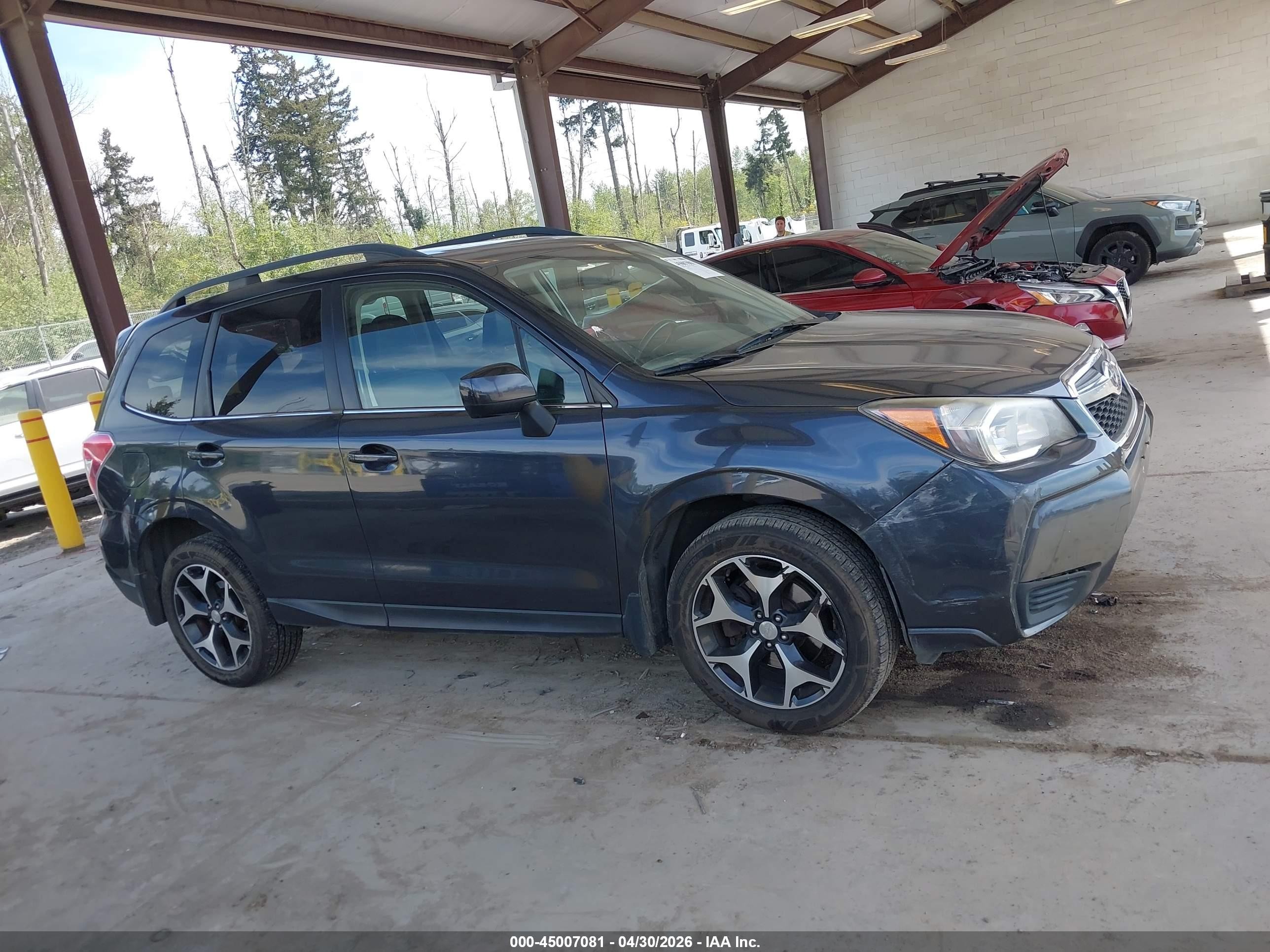 2014 Subaru Forester 2.0xt Premium Gray vin: JF2SJGDC6EH507935