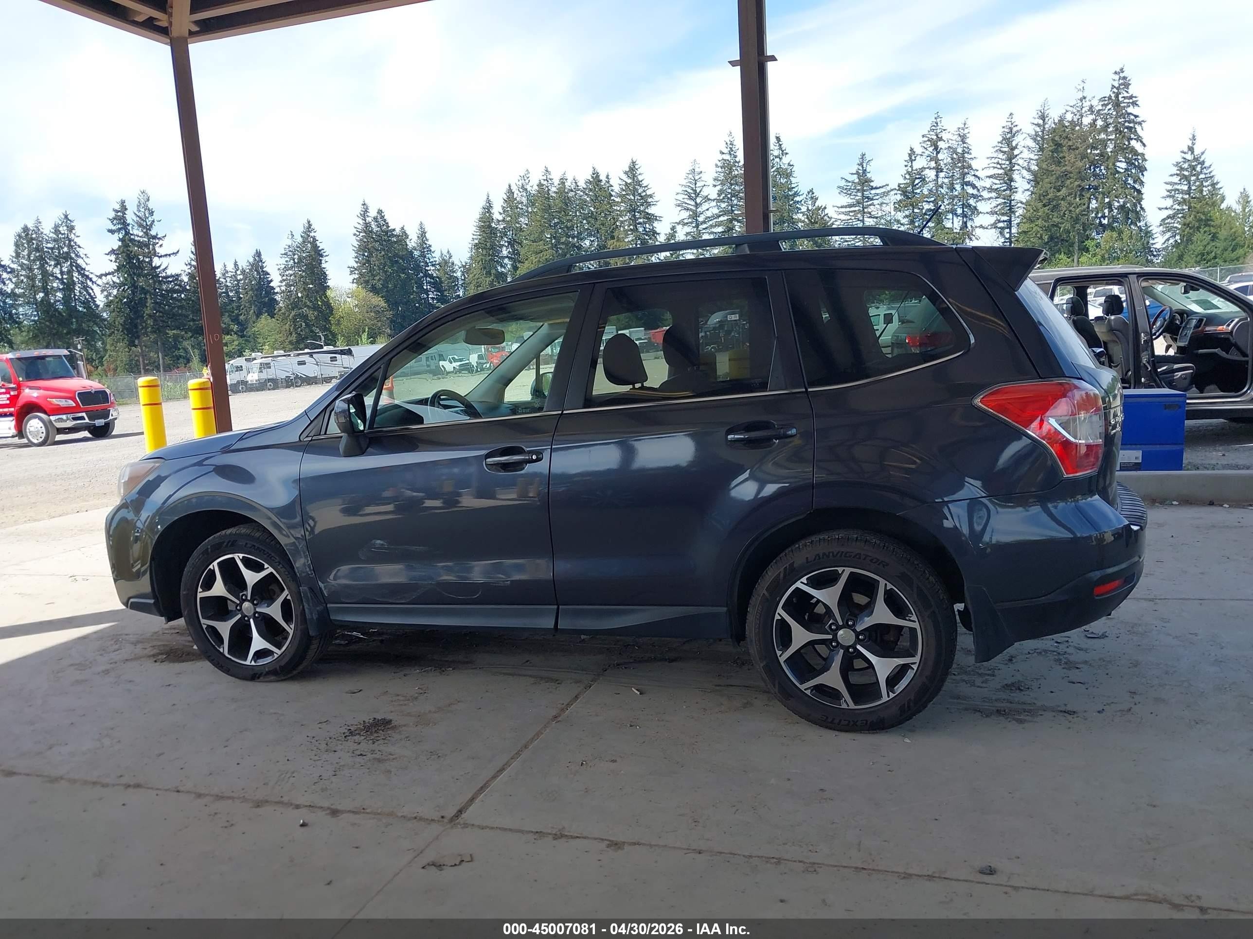 2014 Subaru Forester 2.0xt Premium Gray vin: JF2SJGDC6EH507935