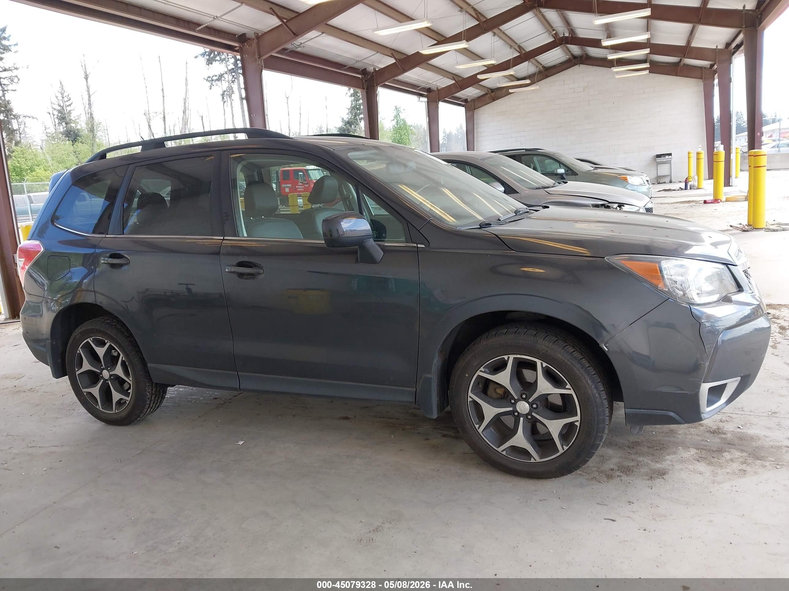 2015 Subaru Forester 2.0xt Premium Gray vin: JF2SJGDC6FH512425