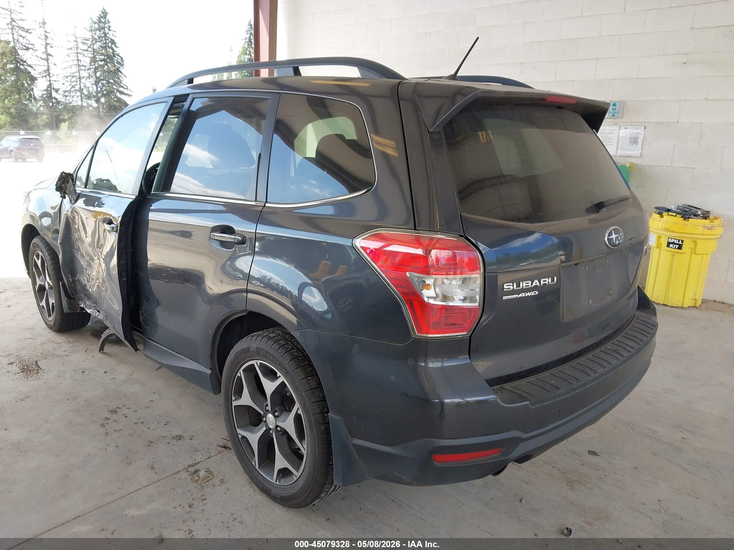 2015 Subaru Forester 2.0xt Premium Gray vin: JF2SJGDC6FH512425