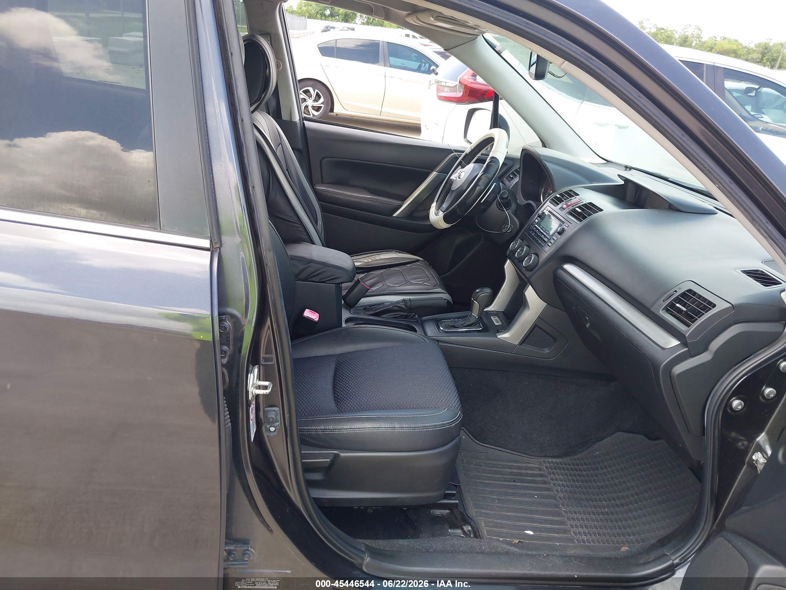 2015 Subaru Forester 2.0xt Premium Gray vin: JF2SJGDC6FH556814