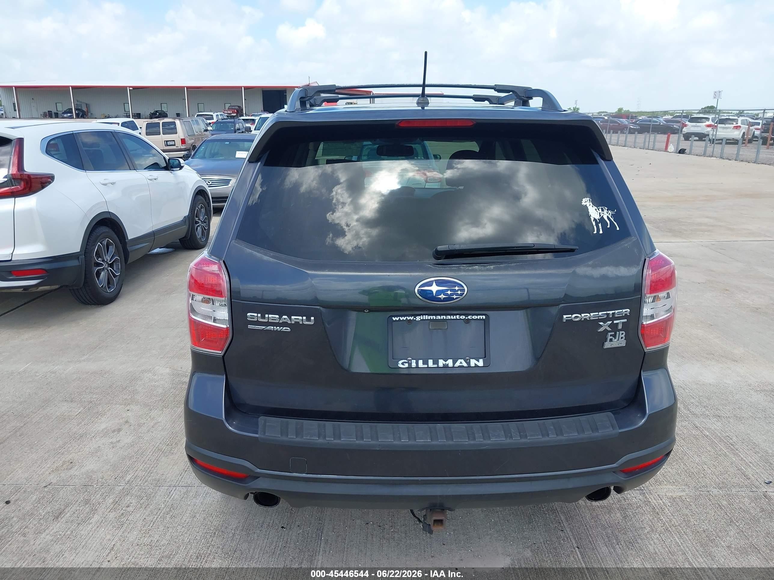 2015 Subaru Forester 2.0xt Premium Gray vin: JF2SJGDC6FH556814