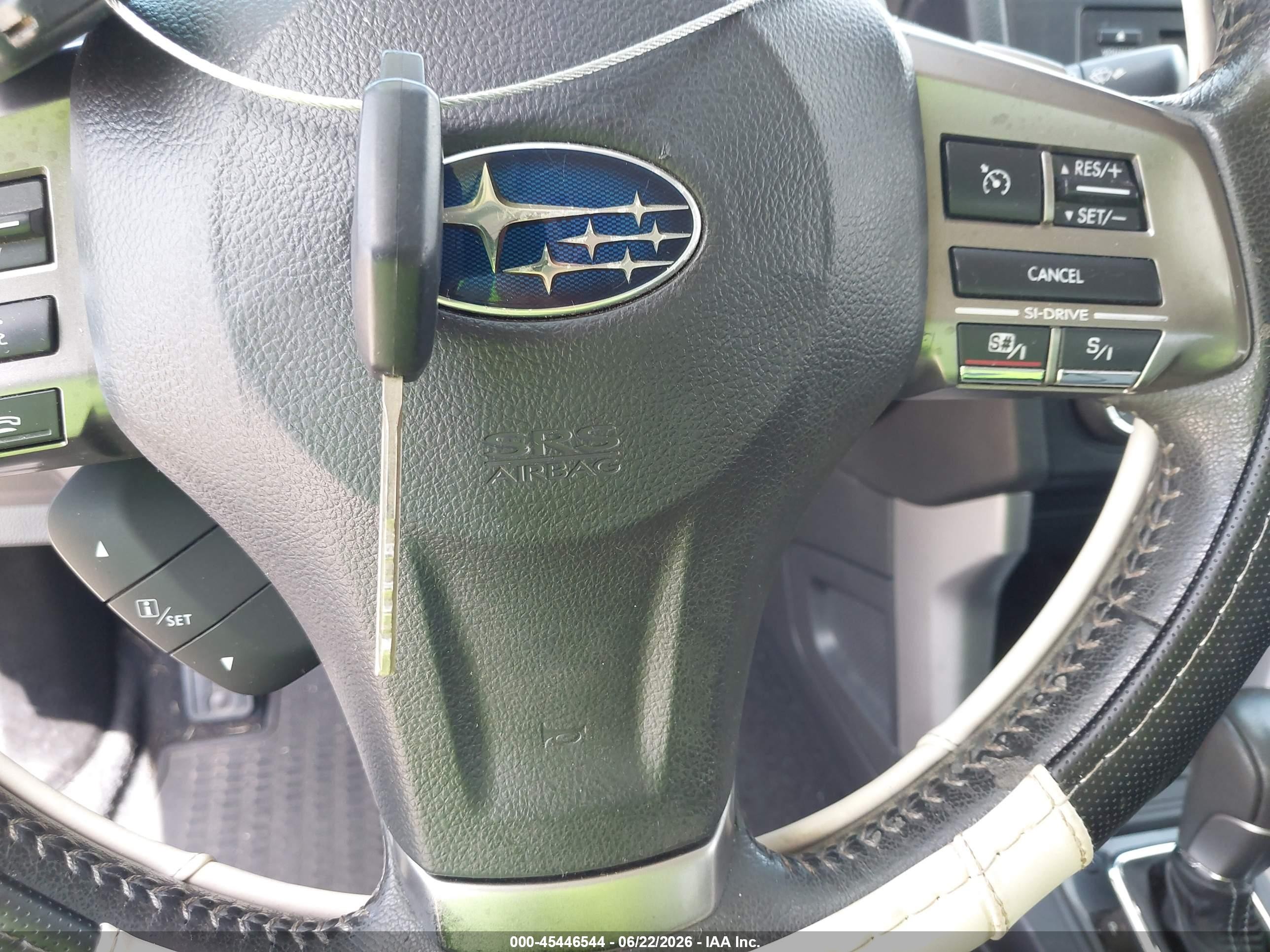 2015 Subaru Forester 2.0xt Premium Gray vin: JF2SJGDC6FH556814