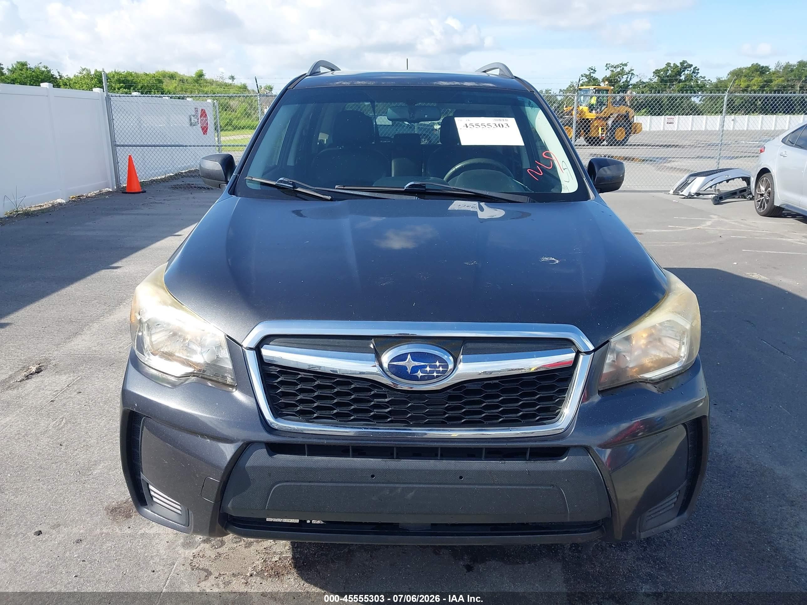 2015 Subaru Forester 2.0xt Premium Gray vin: JF2SJGDC7FH588073