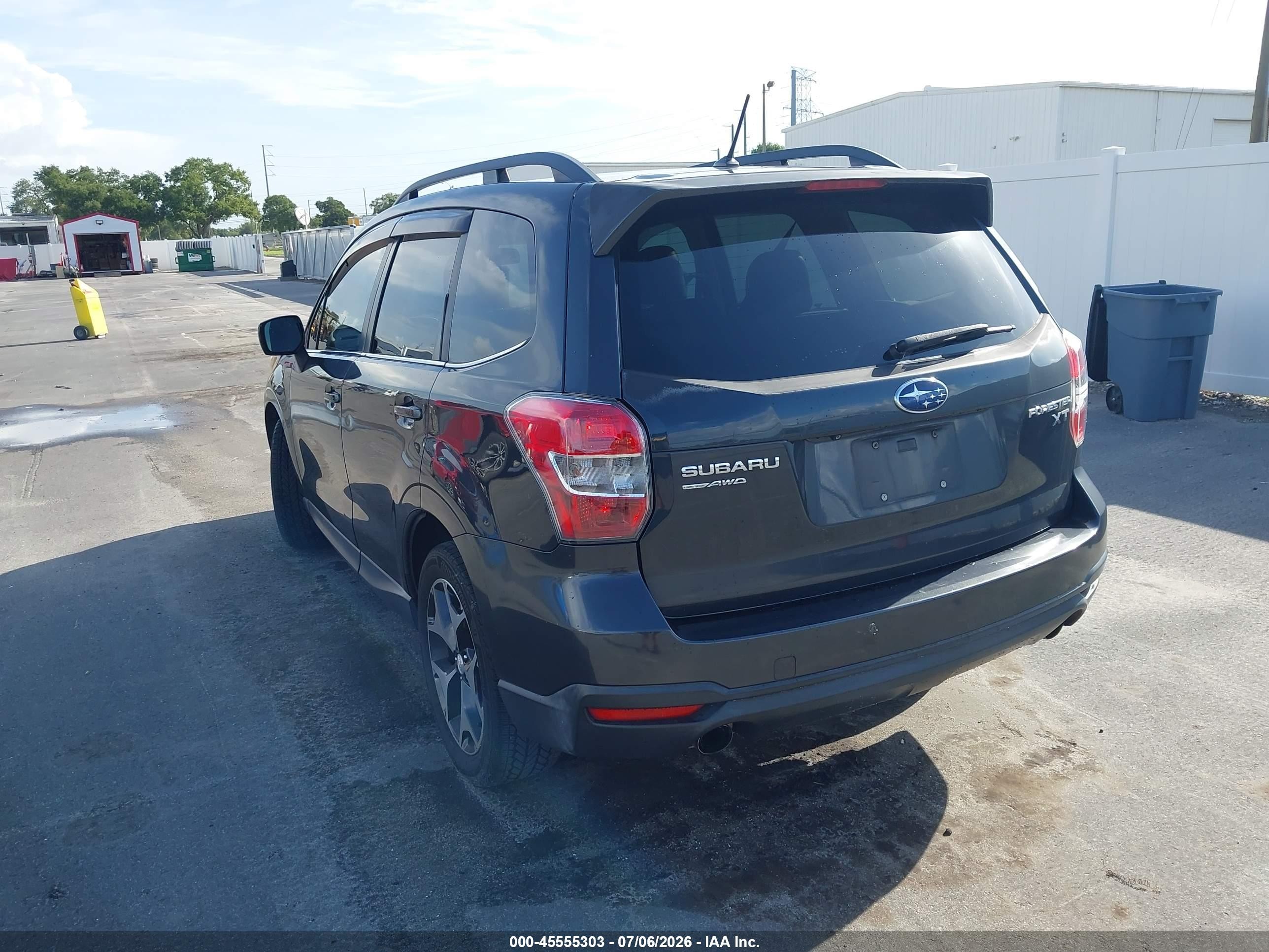 2015 Subaru Forester 2.0xt Premium Gray vin: JF2SJGDC7FH588073