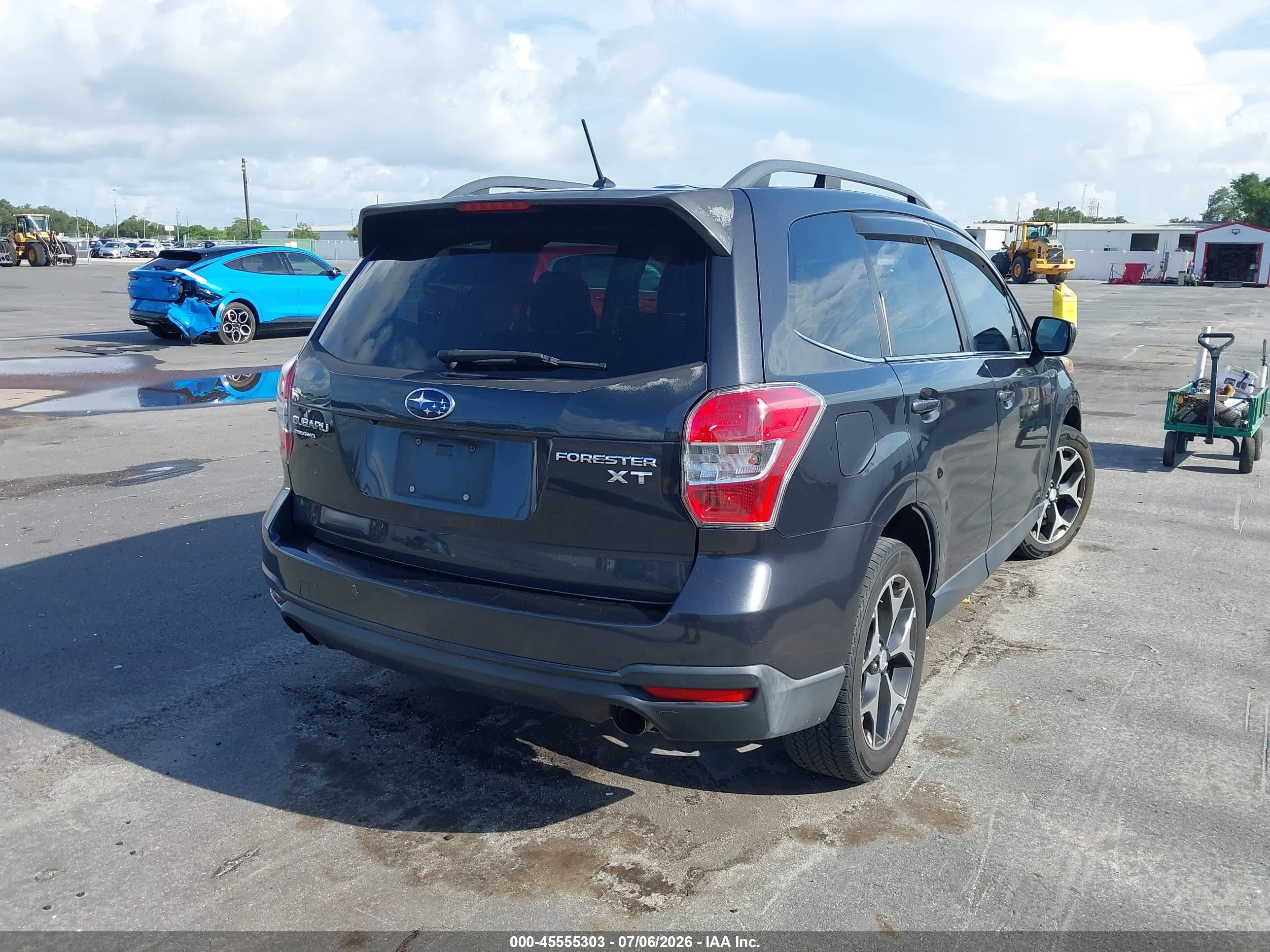 2015 Subaru Forester 2.0xt Premium Gray vin: JF2SJGDC7FH588073