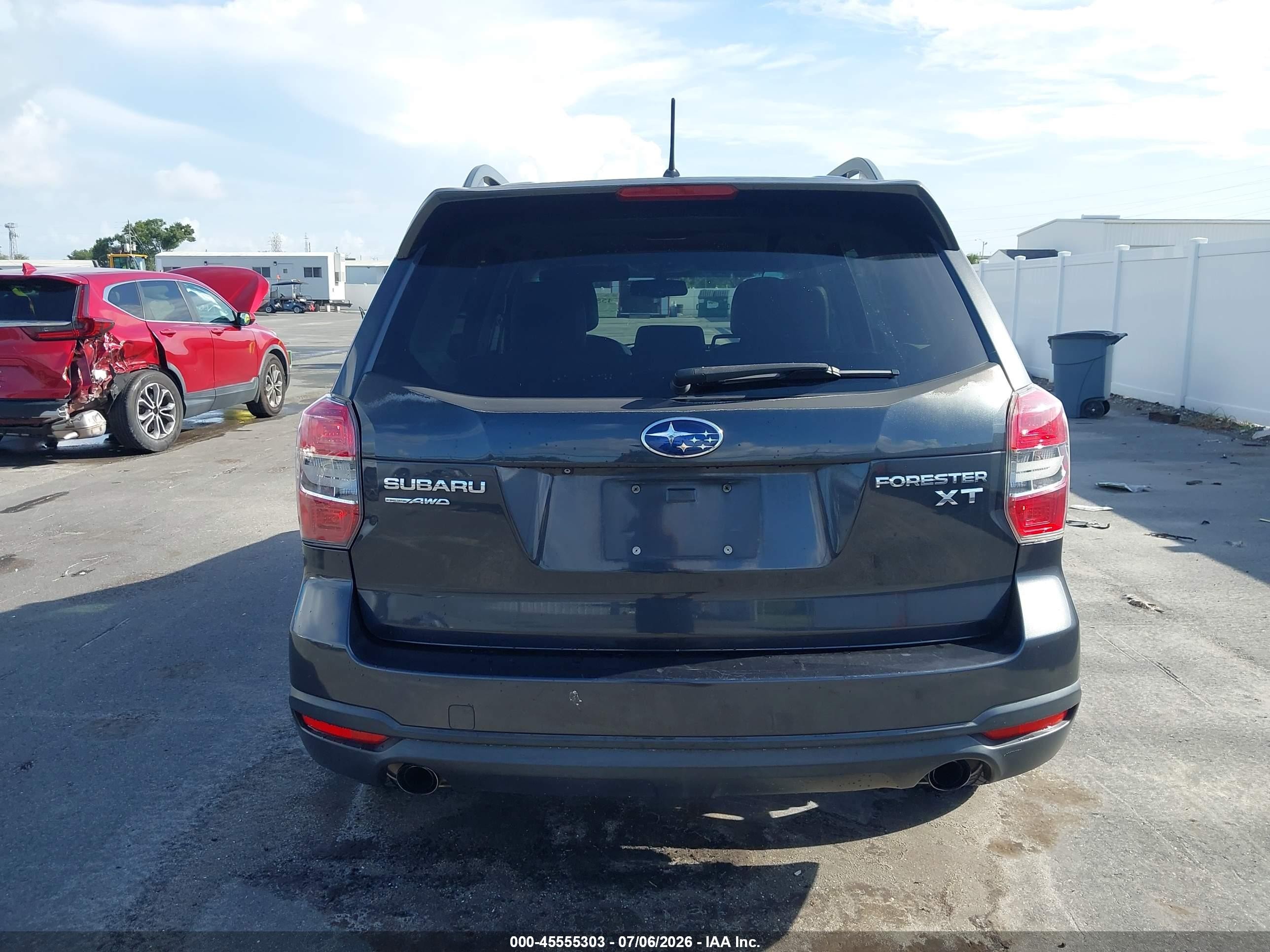 2015 Subaru Forester 2.0xt Premium Gray vin: JF2SJGDC7FH588073