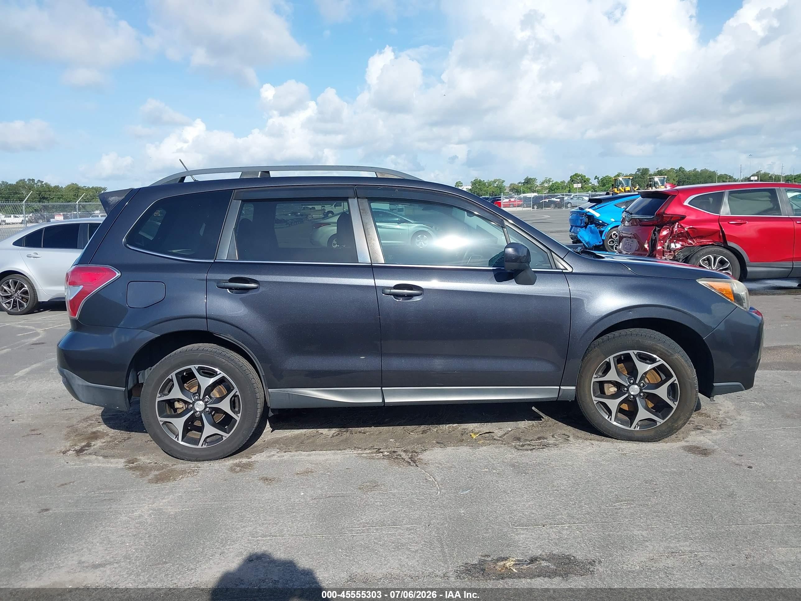 2015 Subaru Forester 2.0xt Premium Gray vin: JF2SJGDC7FH588073