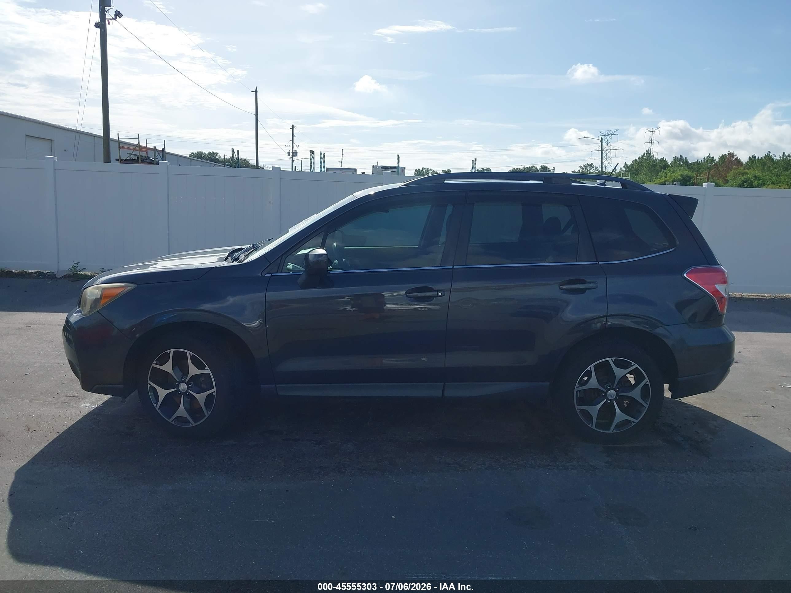 2015 Subaru Forester 2.0xt Premium Gray vin: JF2SJGDC7FH588073