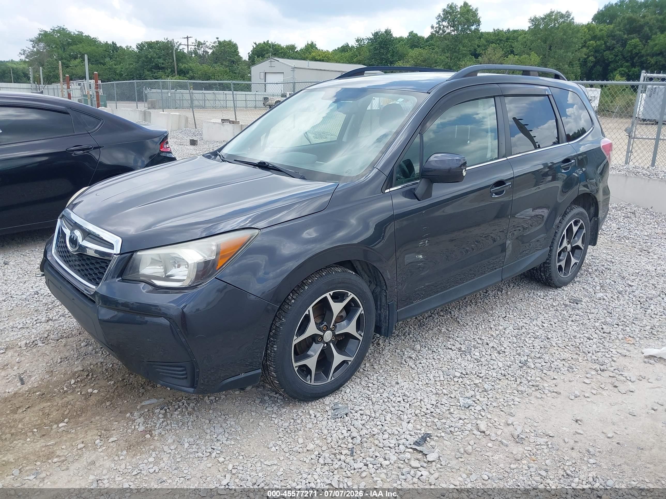 2014 Subaru Forester 2.0xt Premium Dark Blue vin: JF2SJGDC9EH493609