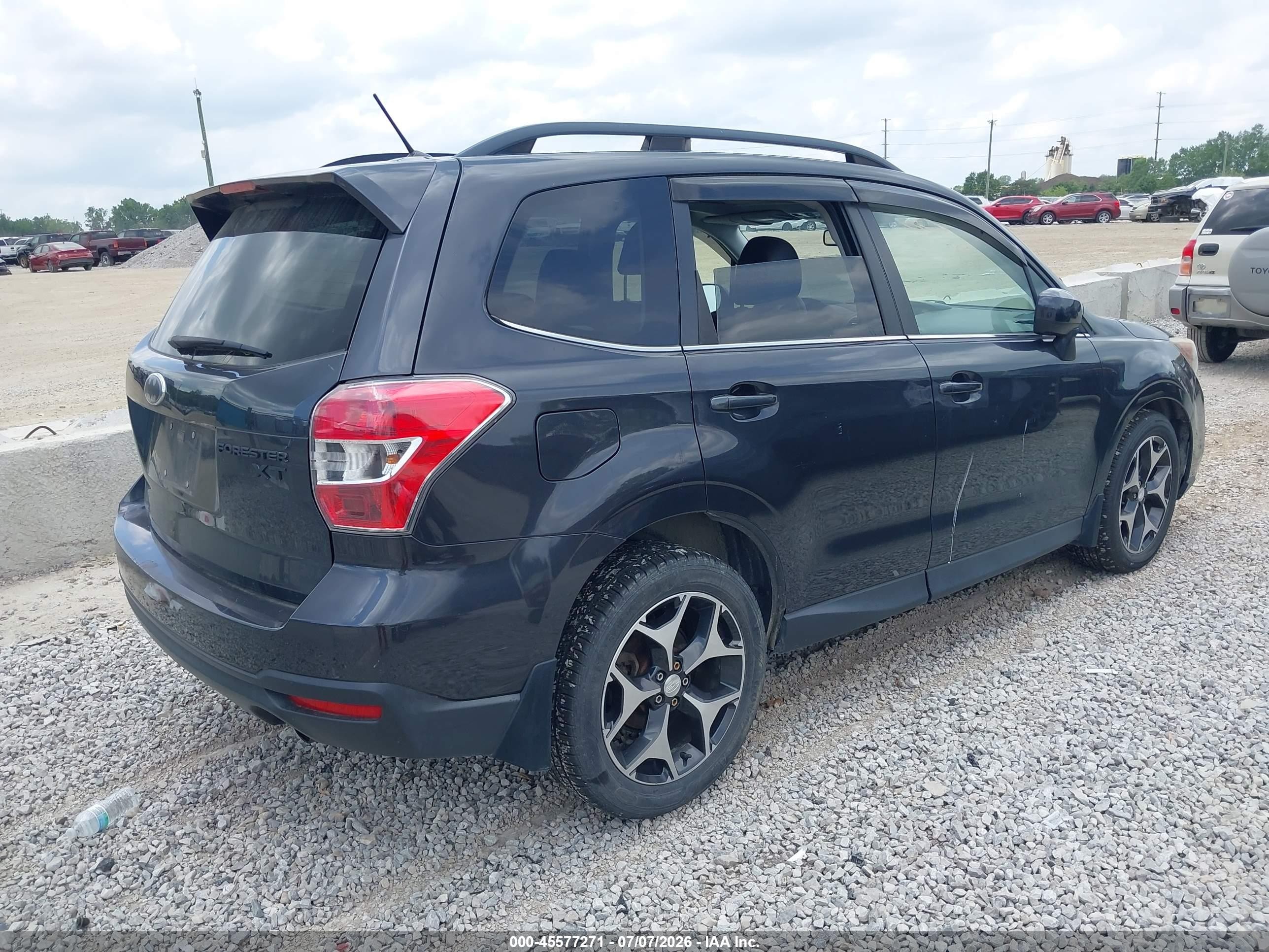 2014 Subaru Forester 2.0xt Premium Dark Blue vin: JF2SJGDC9EH493609