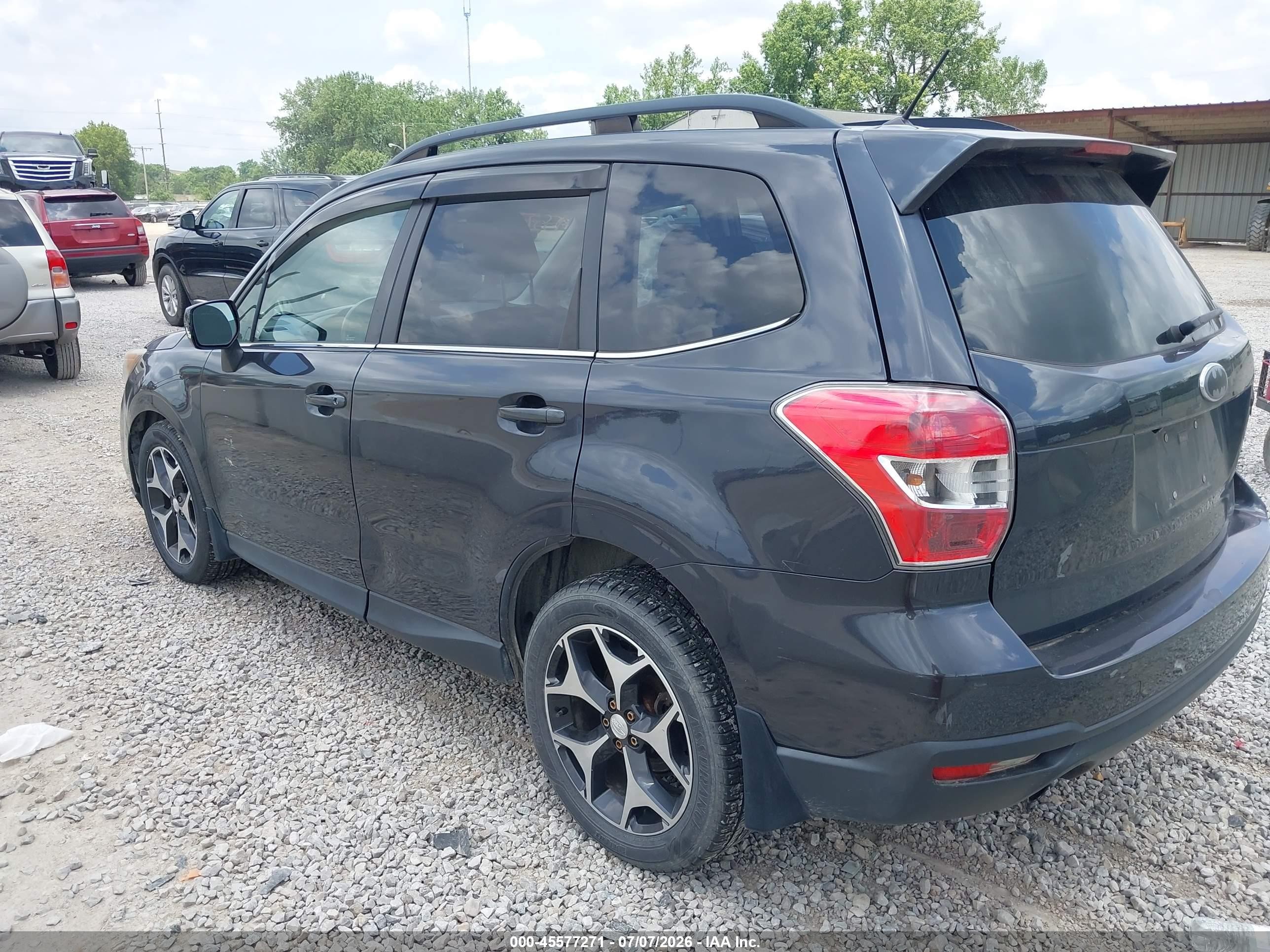 2014 Subaru Forester 2.0xt Premium Dark Blue vin: JF2SJGDC9EH493609