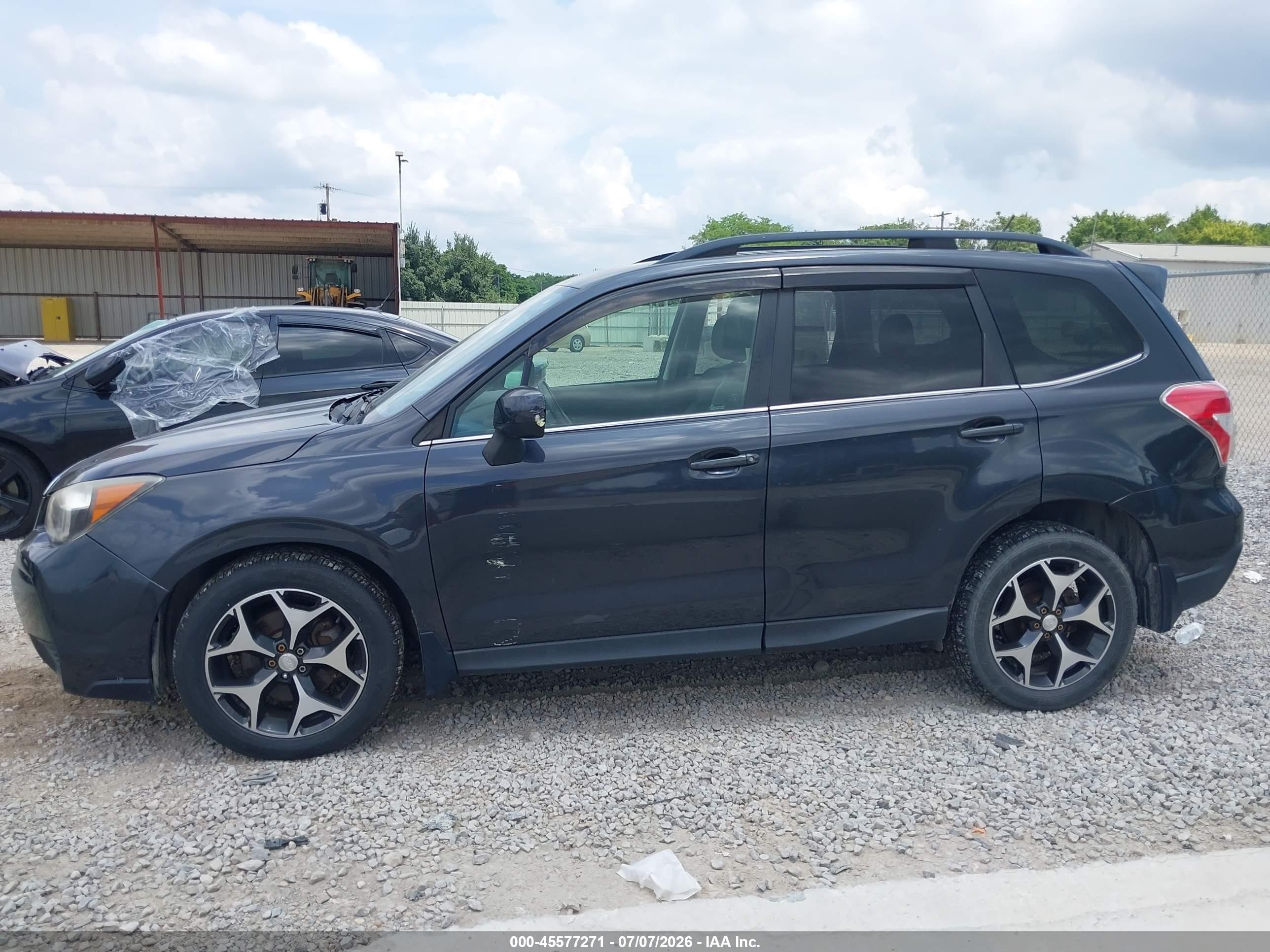 2014 Subaru Forester 2.0xt Premium Dark Blue vin: JF2SJGDC9EH493609
