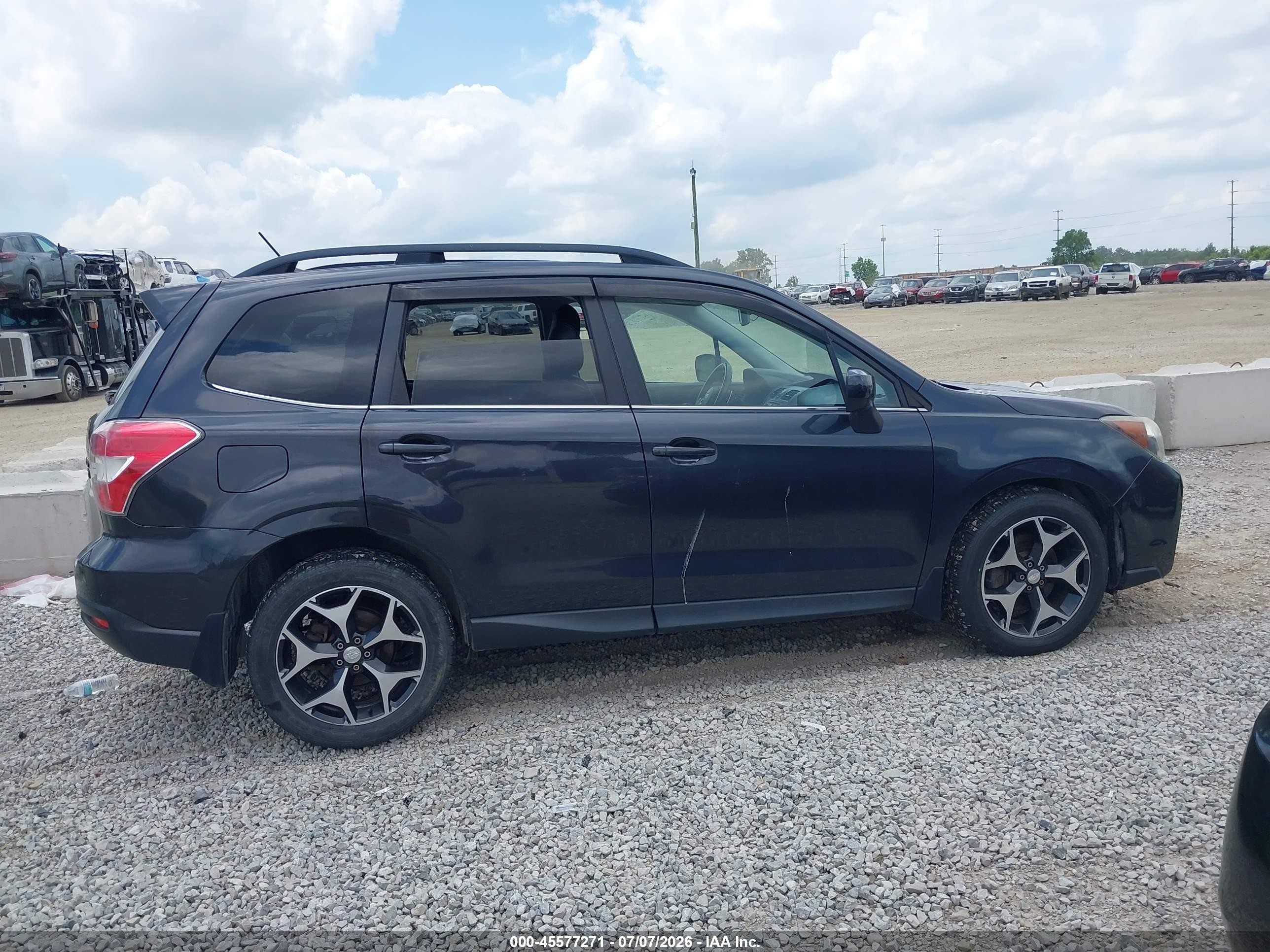 2014 Subaru Forester 2.0xt Premium Dark Blue vin: JF2SJGDC9EH493609