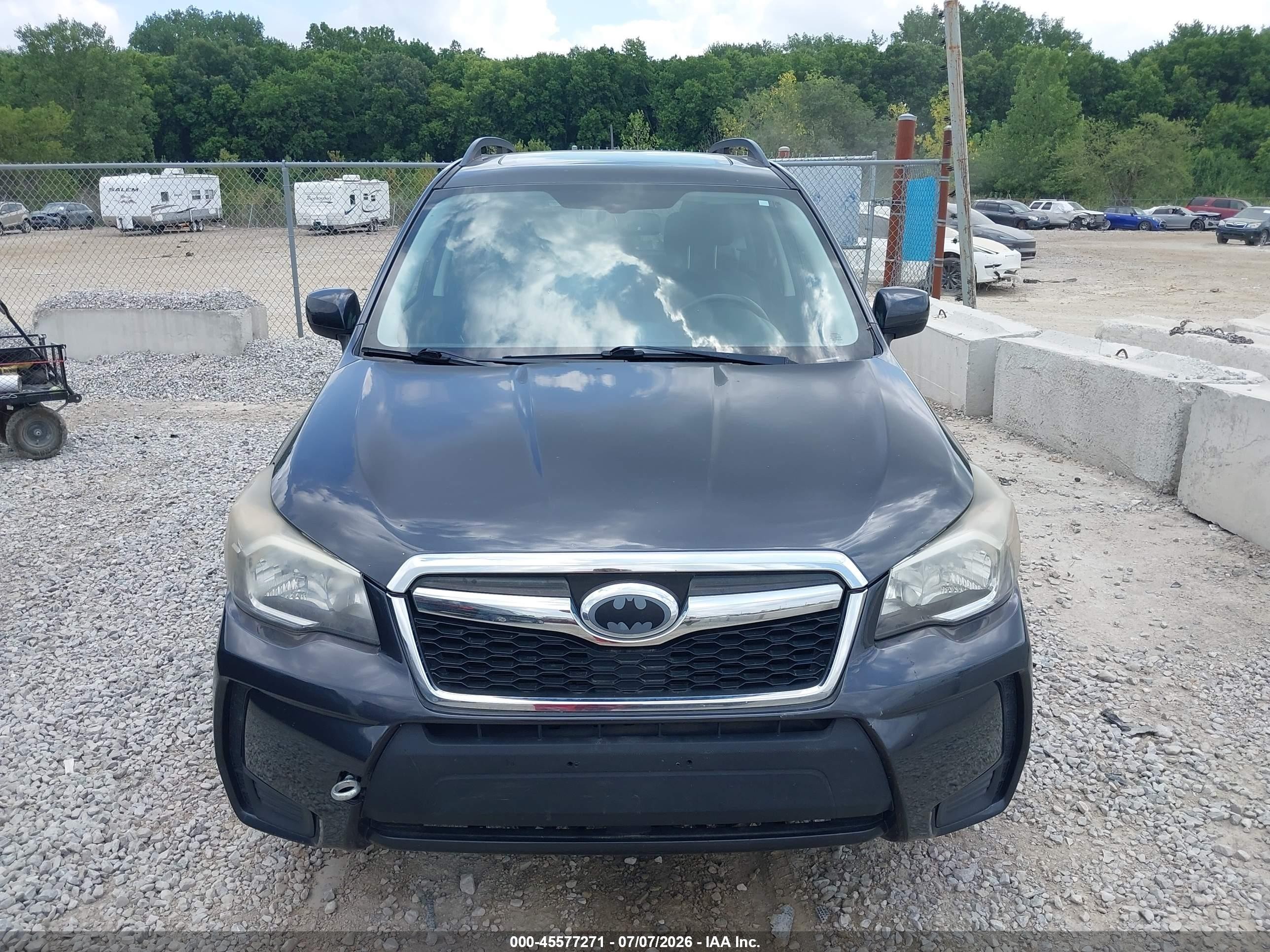 2014 Subaru Forester 2.0xt Premium Dark Blue vin: JF2SJGDC9EH493609