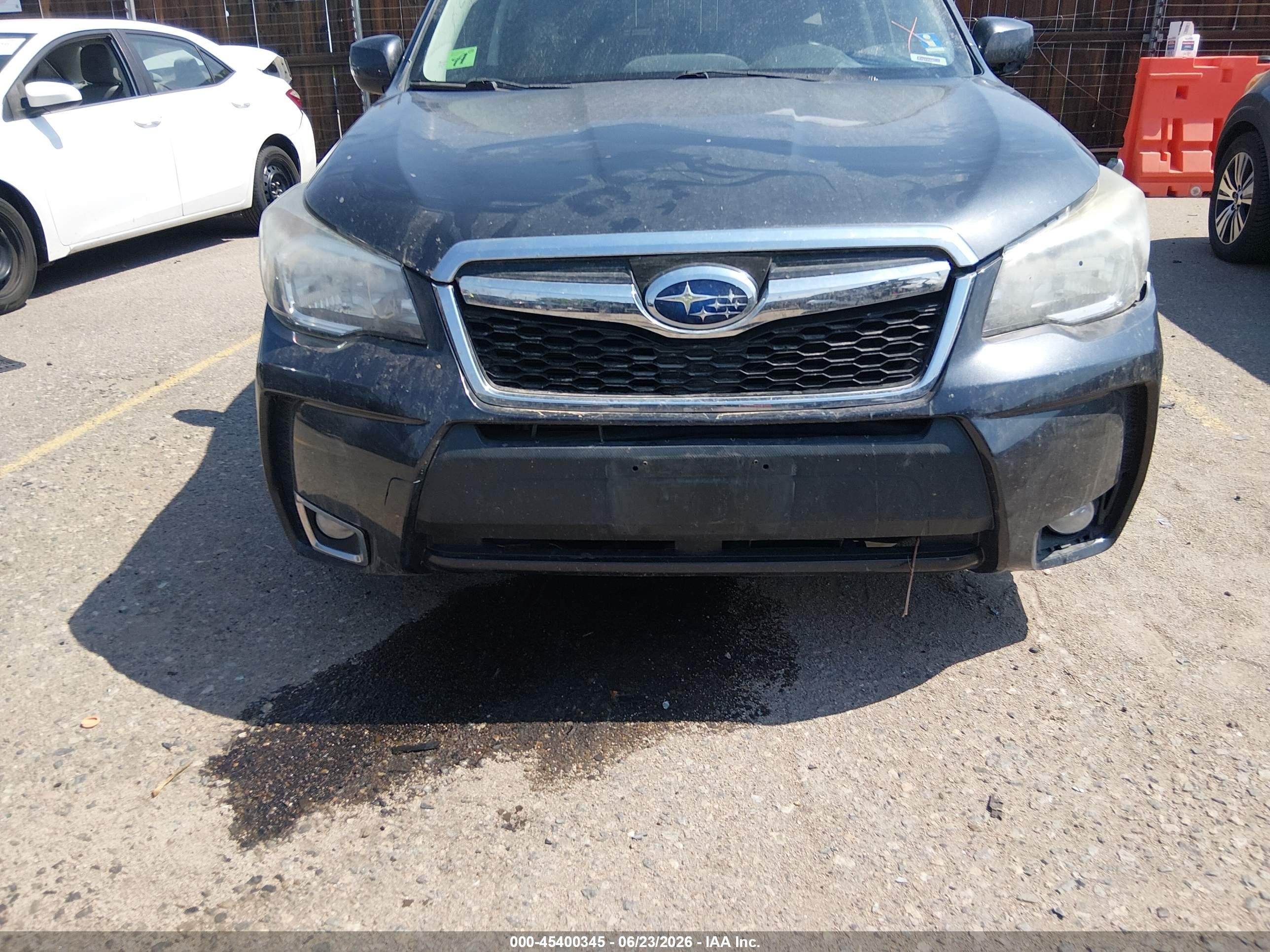 2015 Subaru Forester 2.0xt Premium Gray vin: JF2SJGDC9FH434416