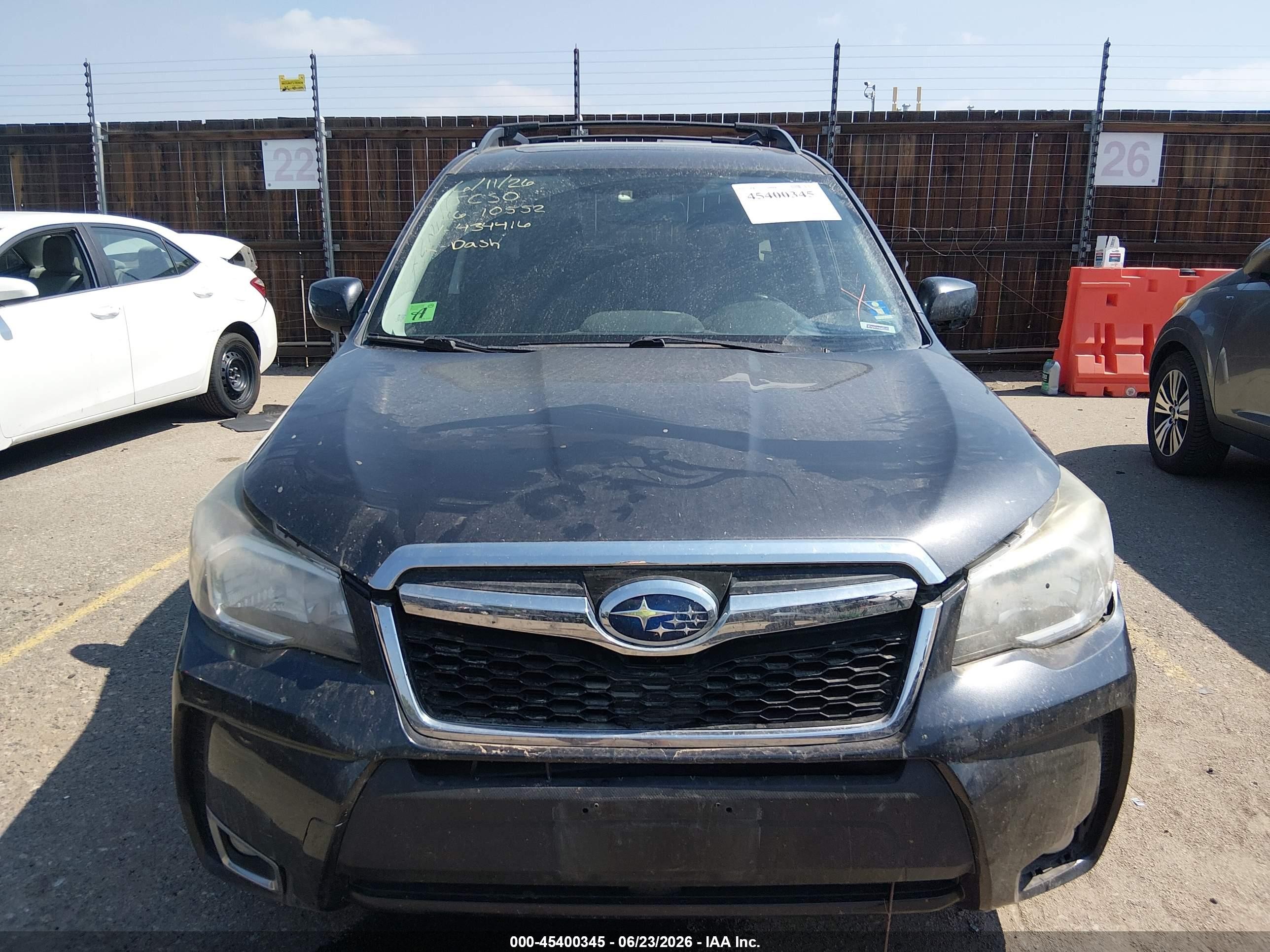 2015 Subaru Forester 2.0xt Premium Gray vin: JF2SJGDC9FH434416