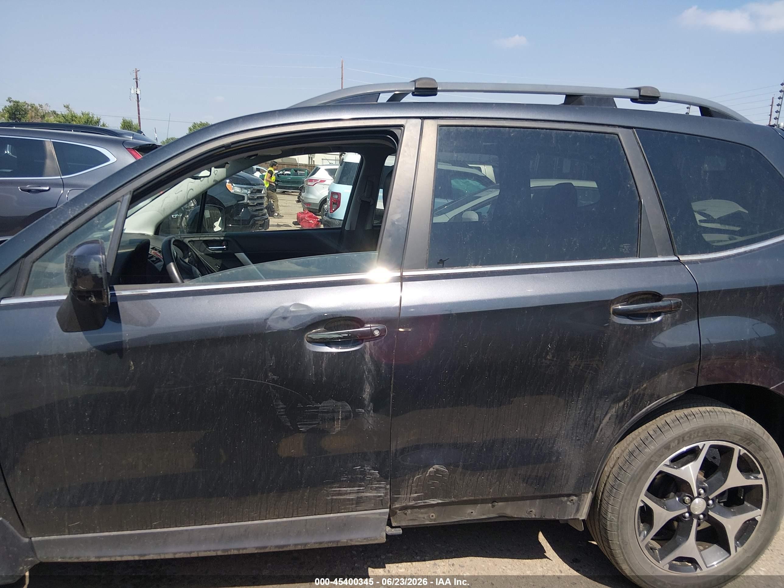 2015 Subaru Forester 2.0xt Premium Gray vin: JF2SJGDC9FH434416