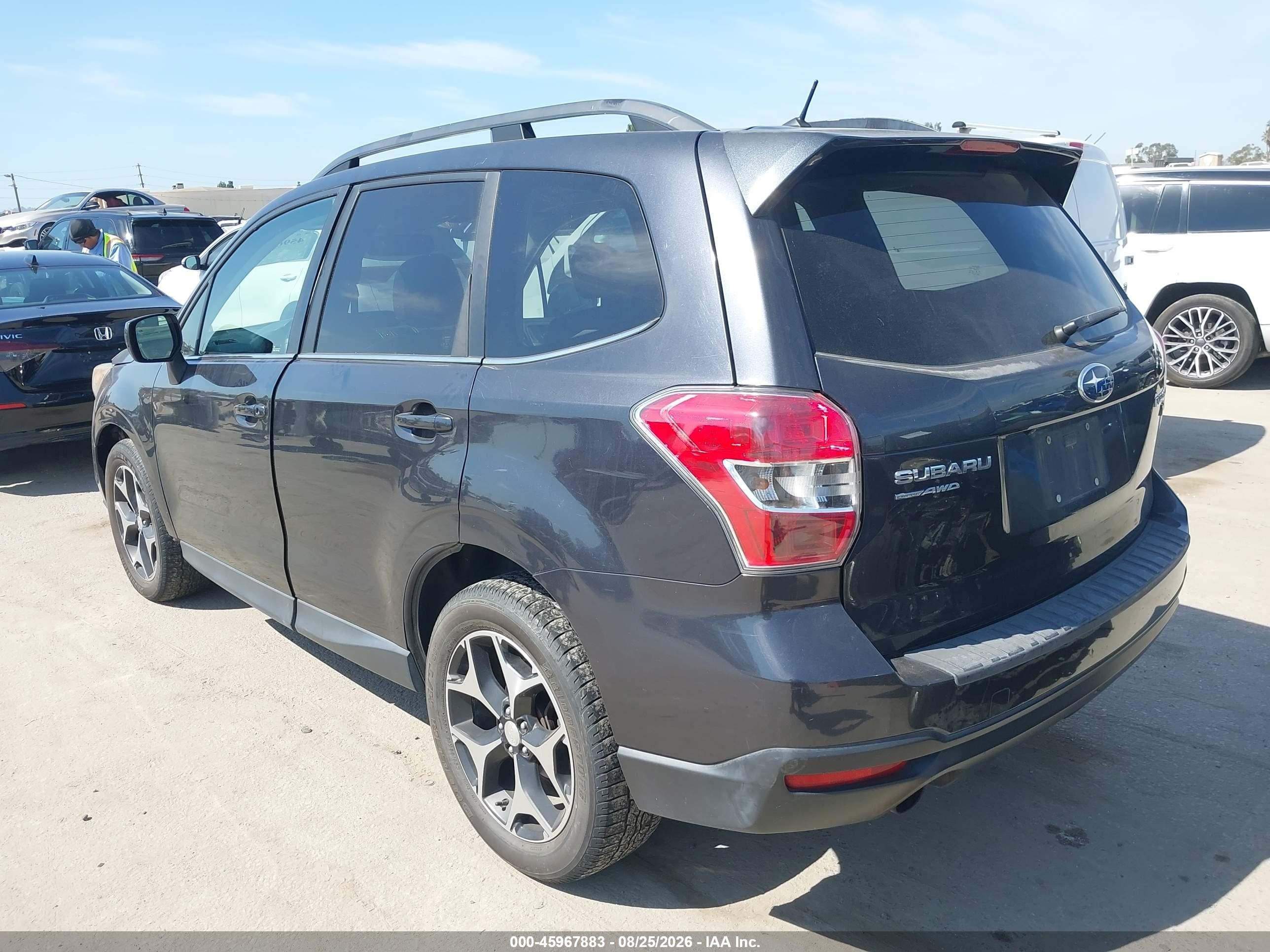 2014 Subaru Forester 2.0xt Premium Gray vin: JF2SJGDCXEH482795