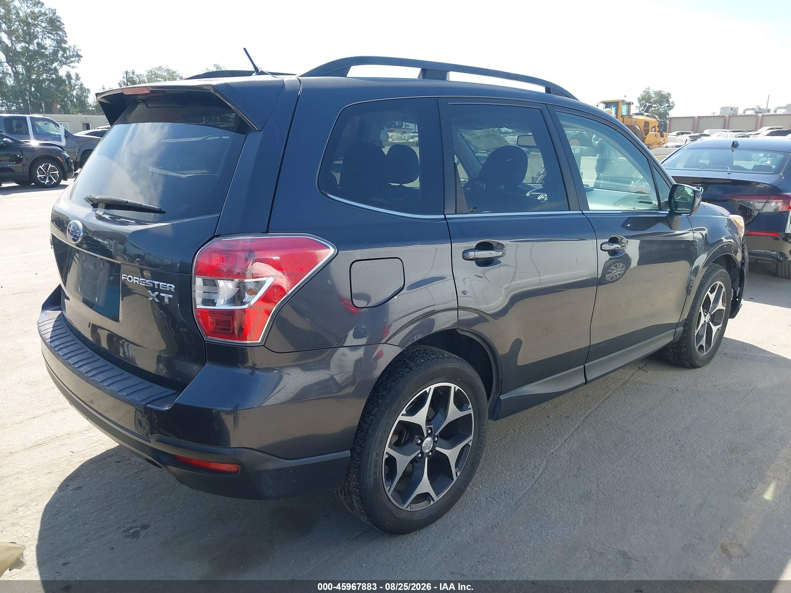 2014 Subaru Forester 2.0xt Premium Gray vin: JF2SJGDCXEH482795