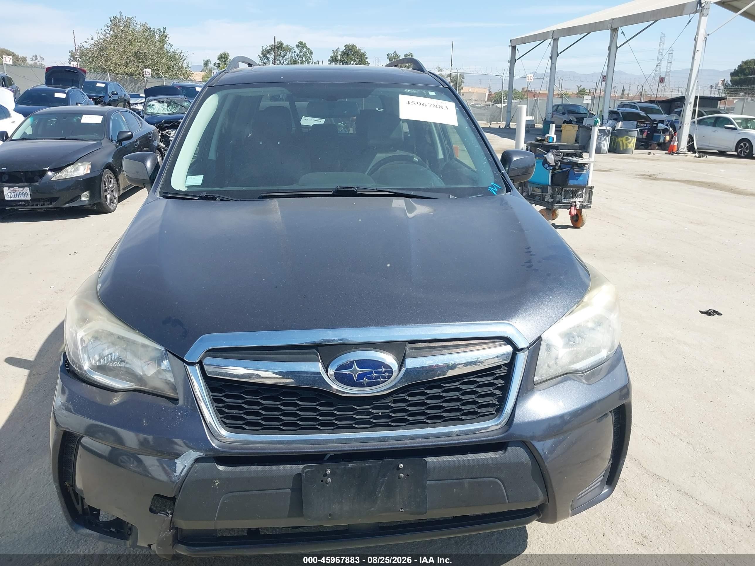 2014 Subaru Forester 2.0xt Premium Gray vin: JF2SJGDCXEH482795