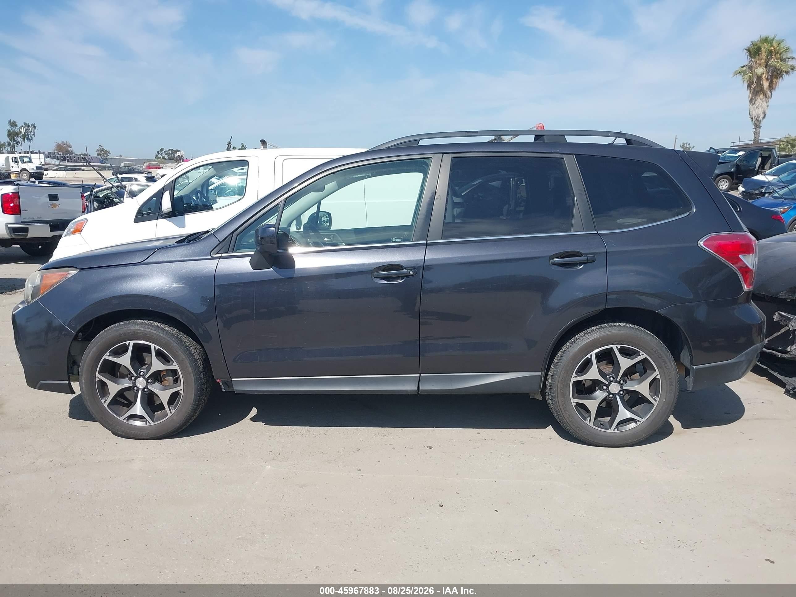 2014 Subaru Forester 2.0xt Premium Gray vin: JF2SJGDCXEH482795