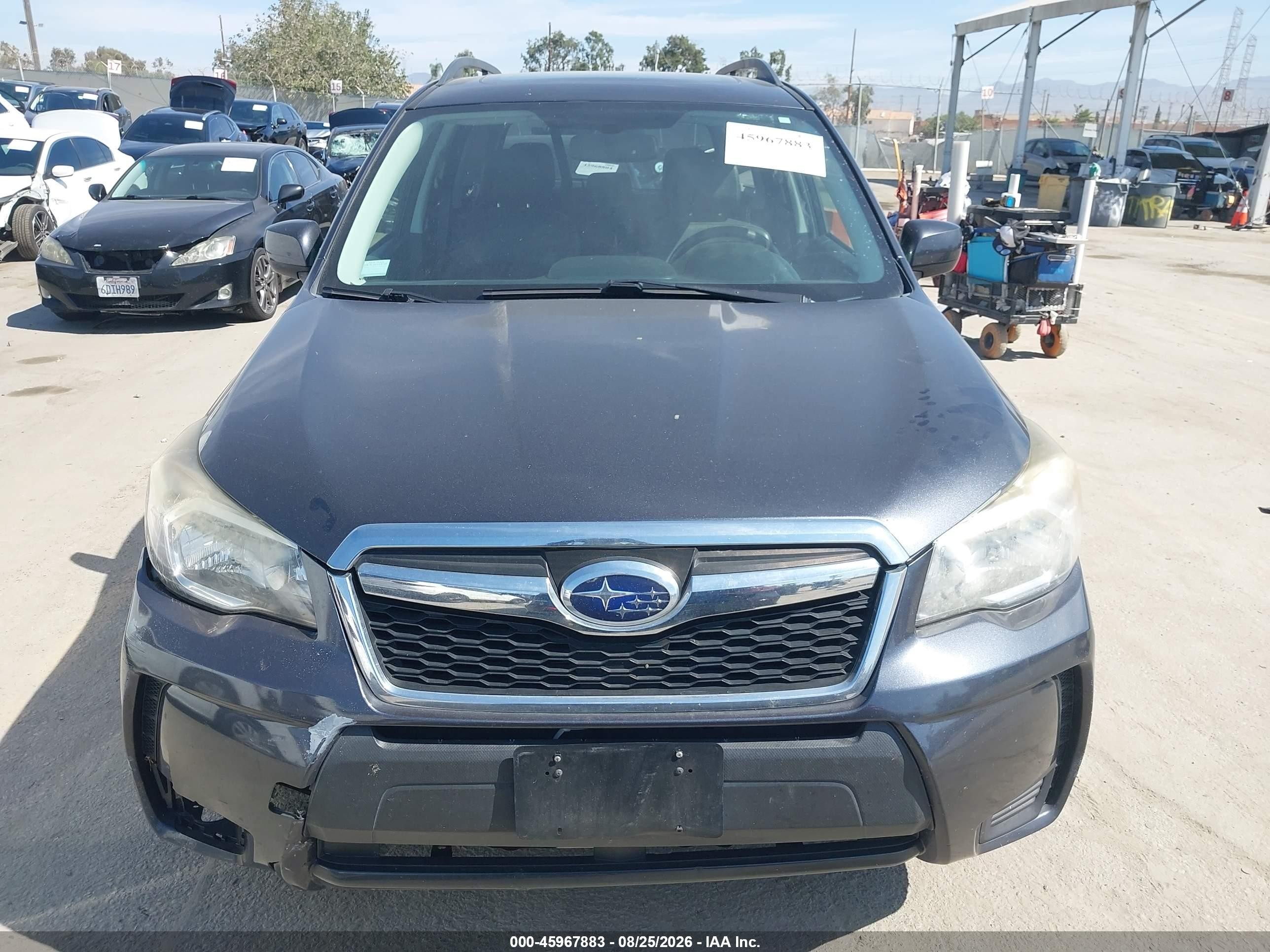 2014 Subaru Forester 2.0xt Premium Gray vin: JF2SJGDCXEH482795