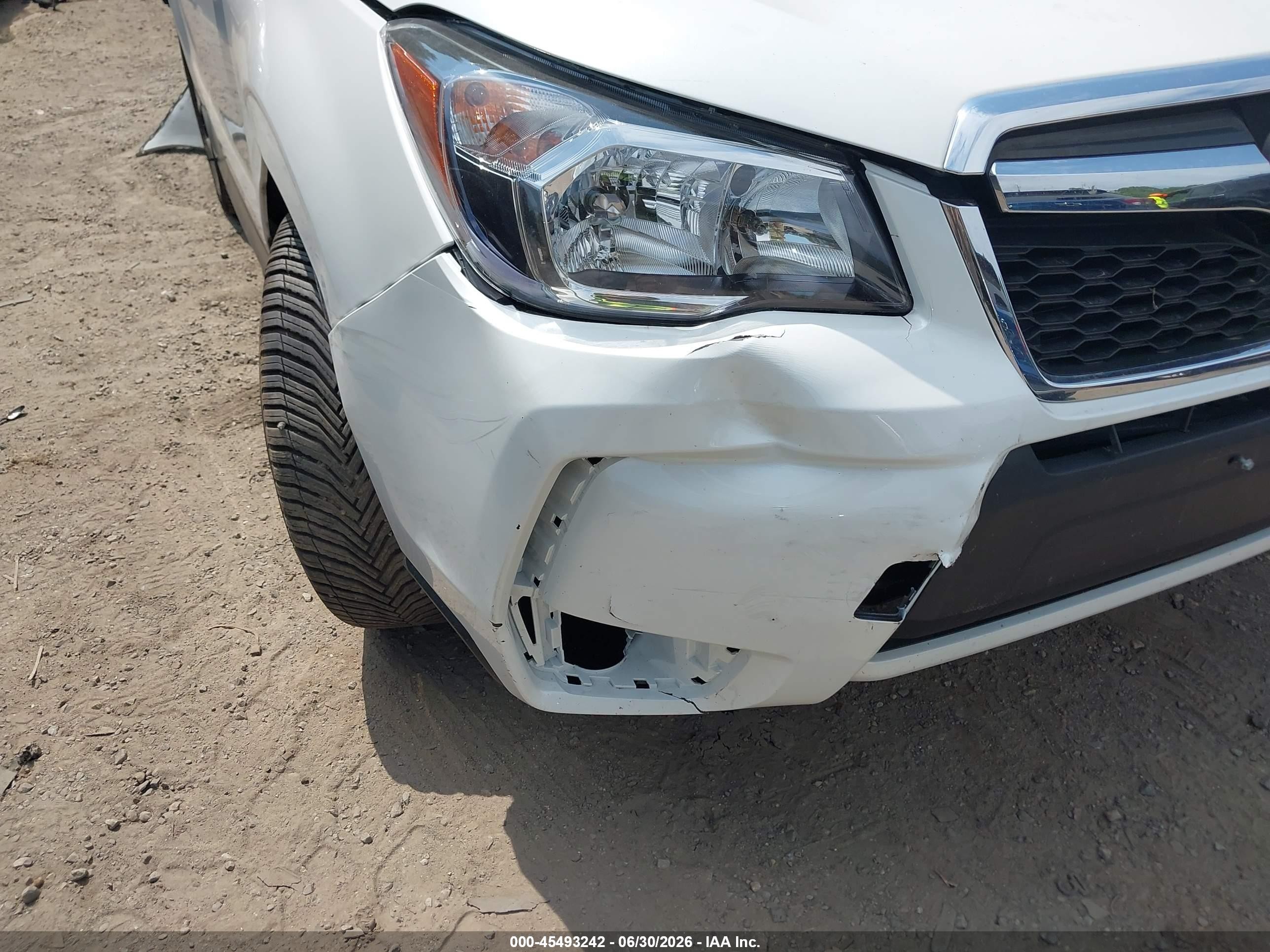 2014 Subaru Forester 2.0xt Premium White vin: JF2SJGDCXEH520526