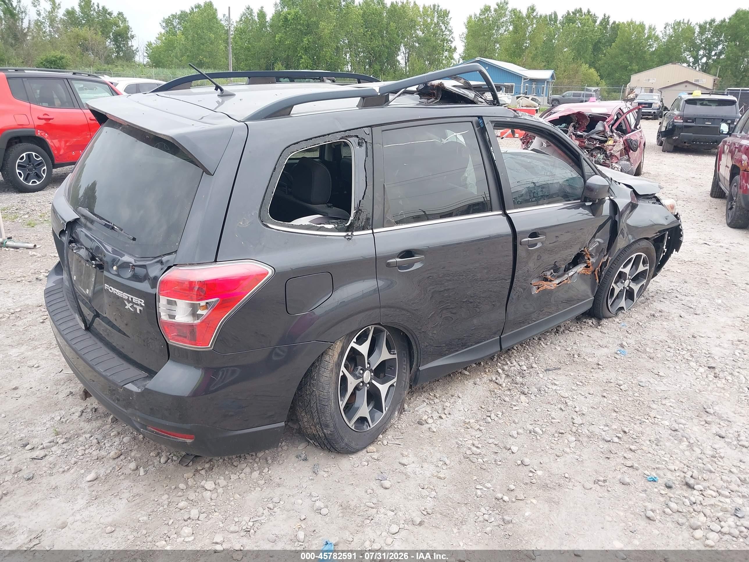 2015 Subaru Forester 2.0xt Premium Gray vin: JF2SJGDCXFH484113