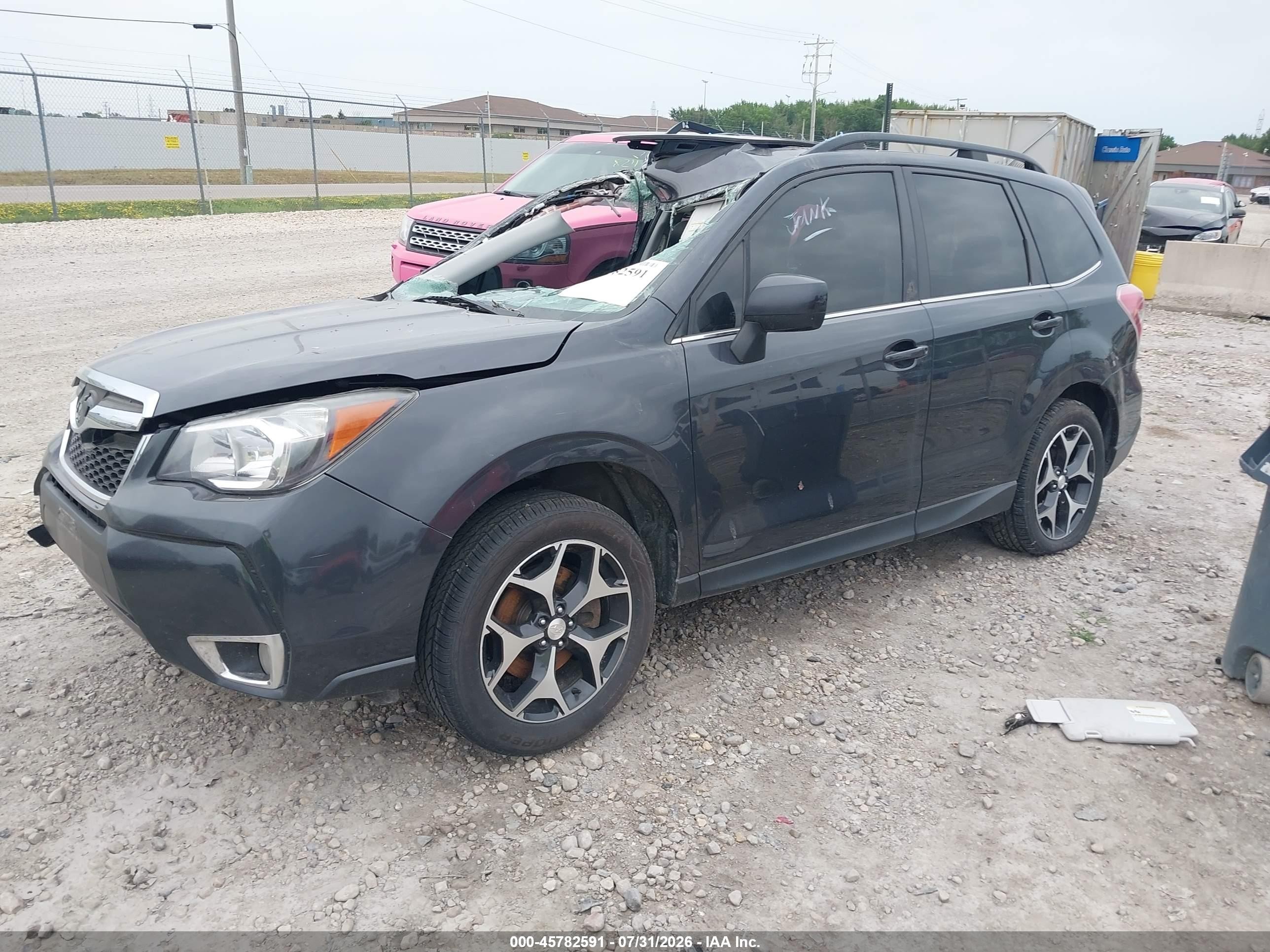 2015 Subaru Forester 2.0xt Premium Gray vin: JF2SJGDCXFH484113