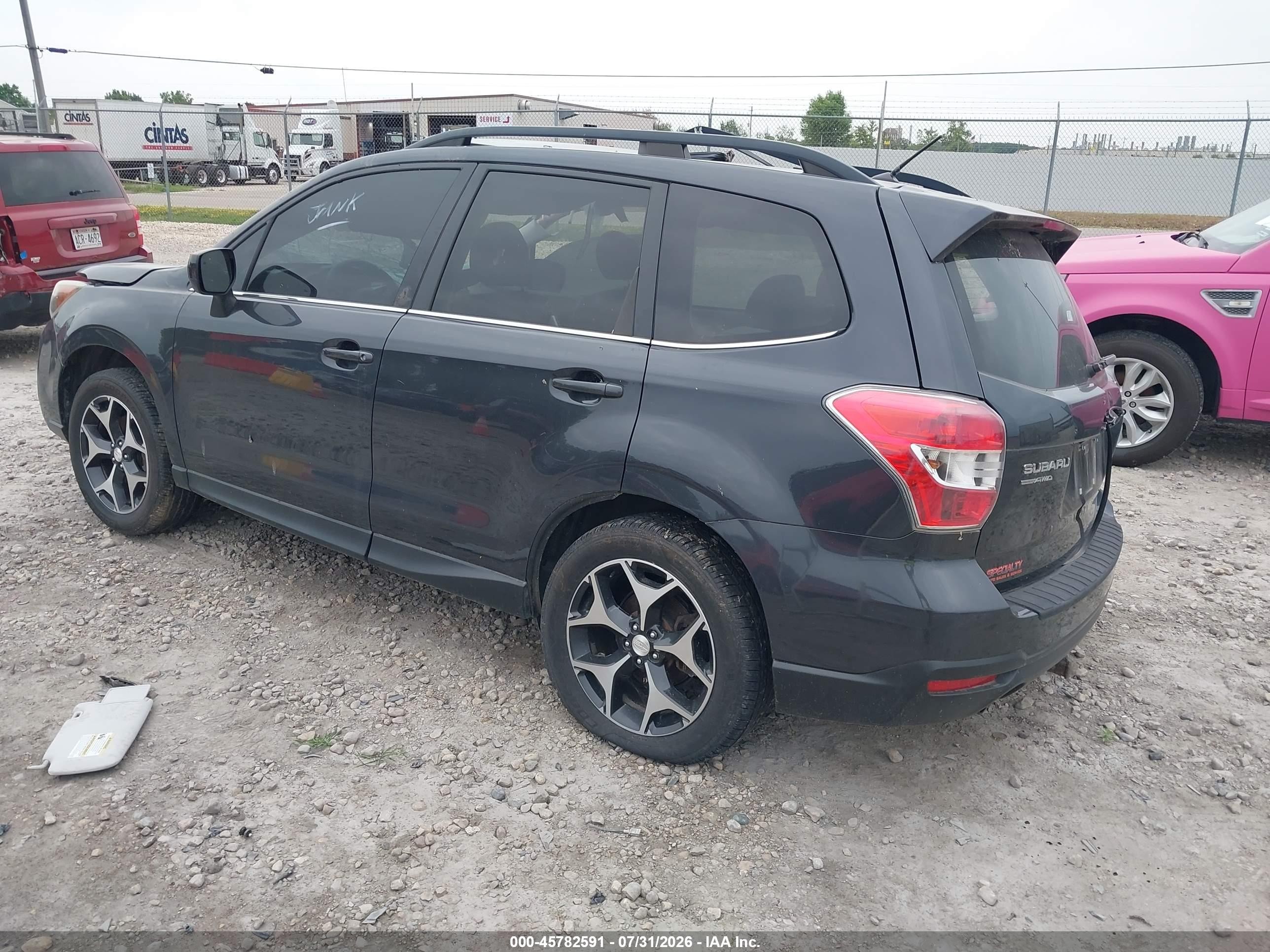 2015 Subaru Forester 2.0xt Premium Gray vin: JF2SJGDCXFH484113