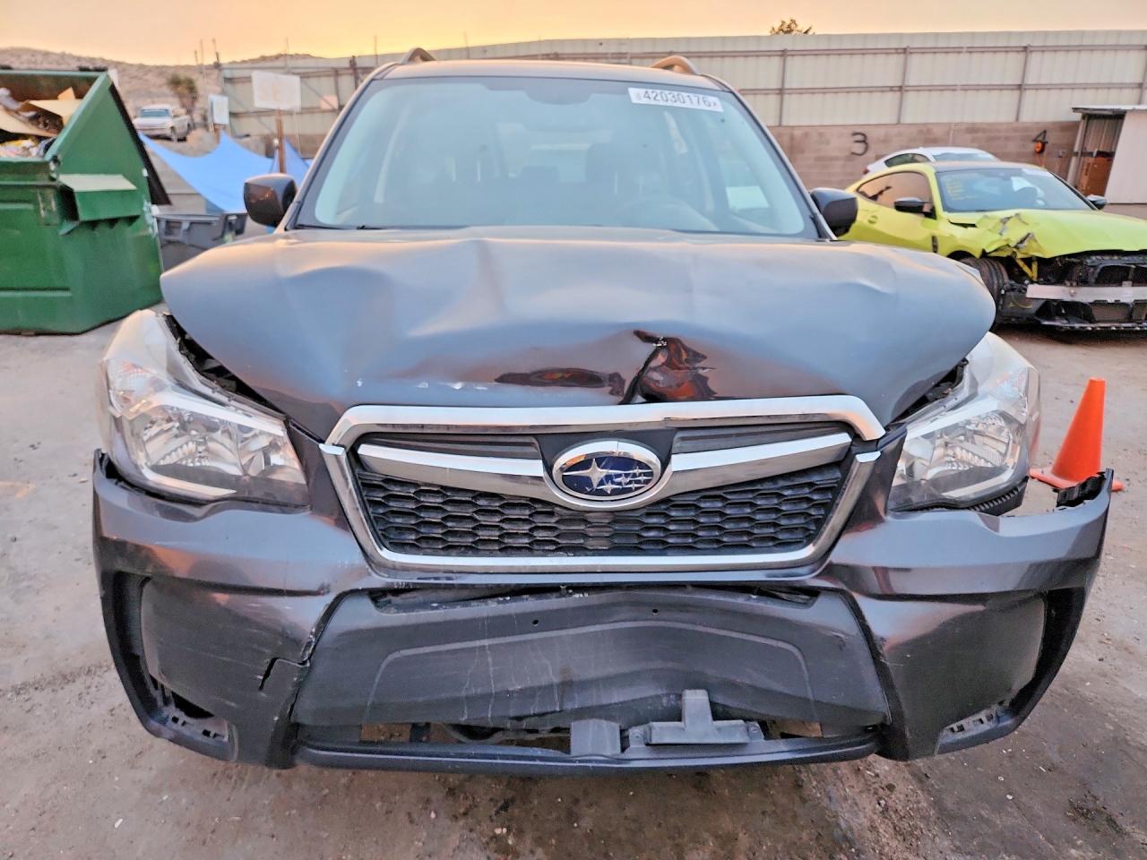 2015 Subaru Forester 2.0xt Premium Gray vin: JF2SJGDCXFH825834