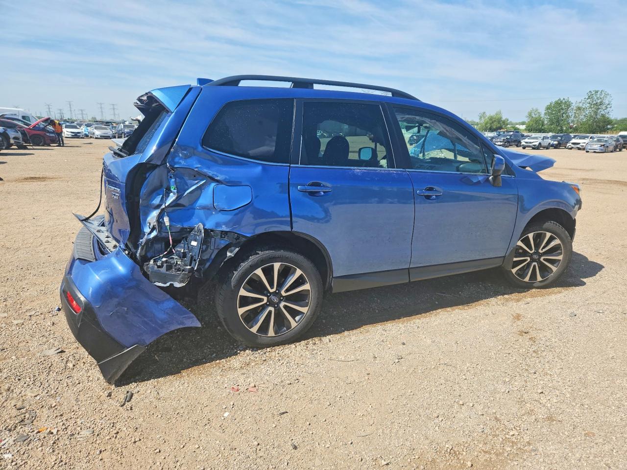 2017 Subaru Forester 2.0xt Premium Blue vin: JF2SJGEC5HH544347