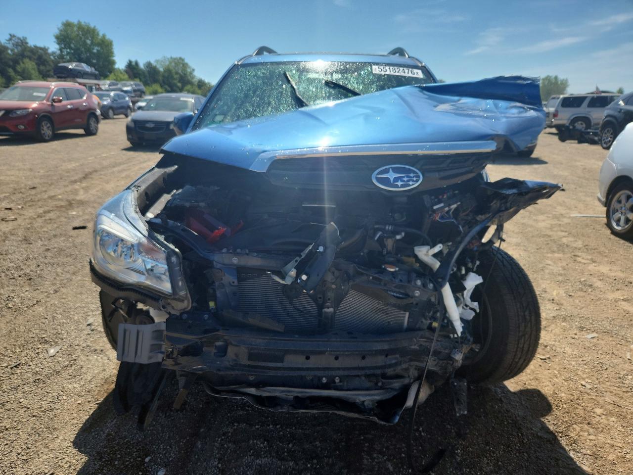 2017 Subaru Forester 2.0xt Premium Blue vin: JF2SJGEC5HH544347