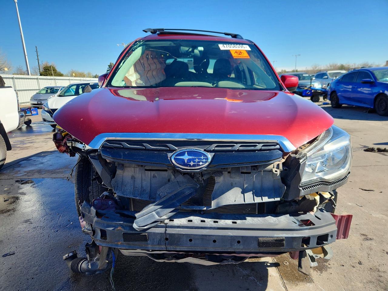 2017 Subaru Forester 2.0xt Premium Red vin: JF2SJGEC8HH467571