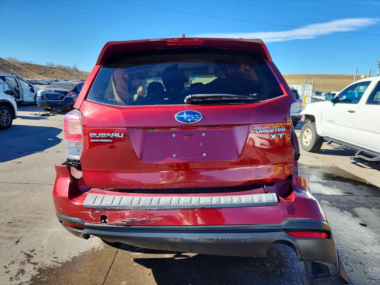 2017 Subaru Forester 2.0xt Premium Red vin: JF2SJGEC8HH467571