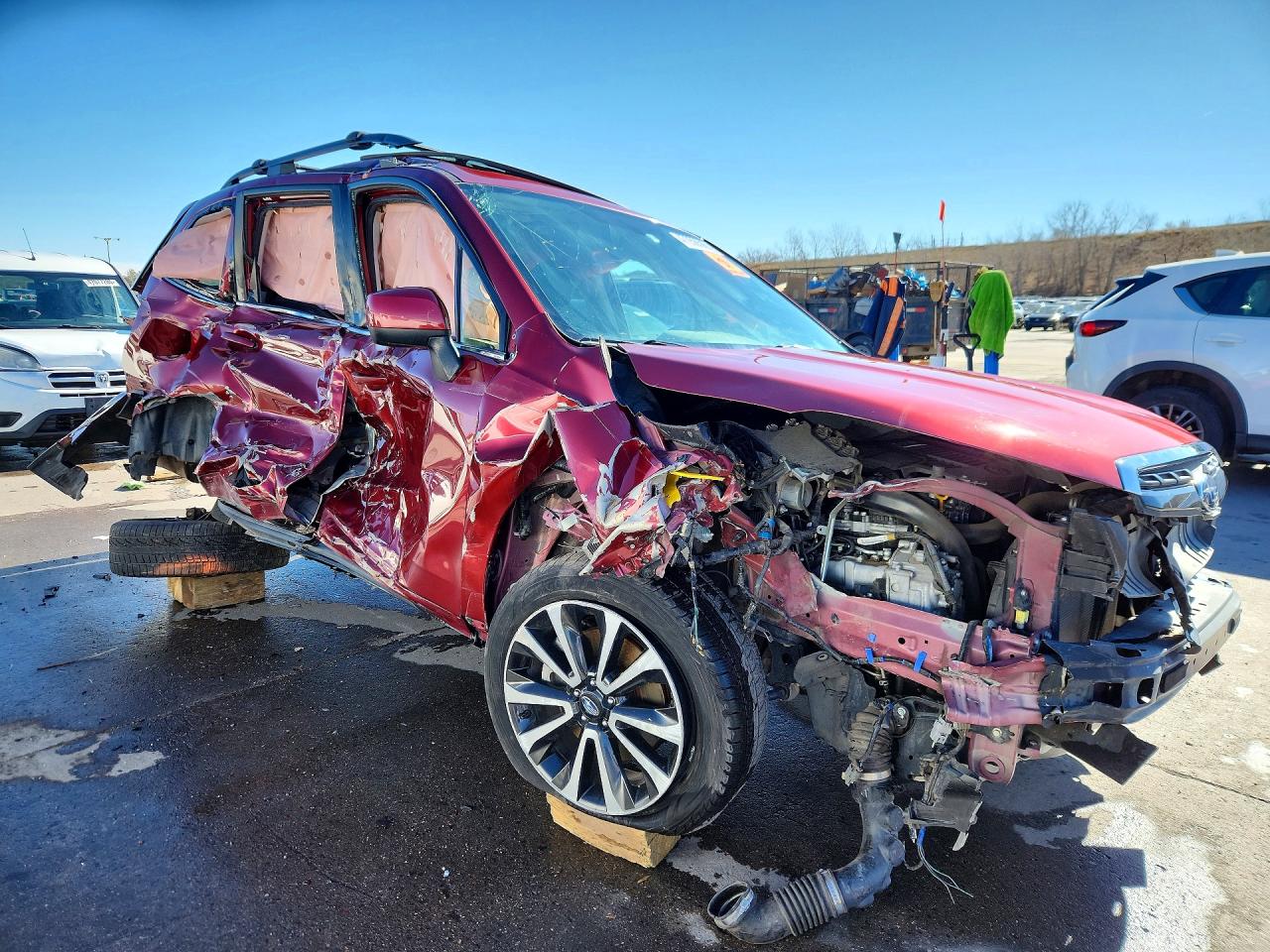 2017 Subaru Forester 2.0xt Premium Red vin: JF2SJGEC8HH467571